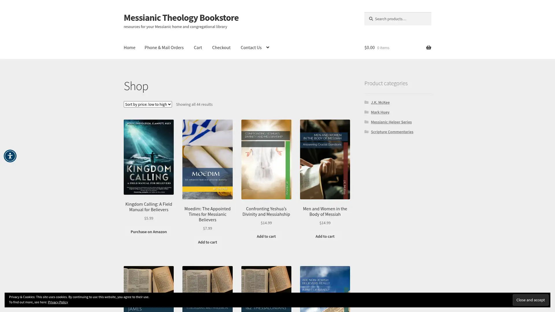 messianictheology.store screenshot