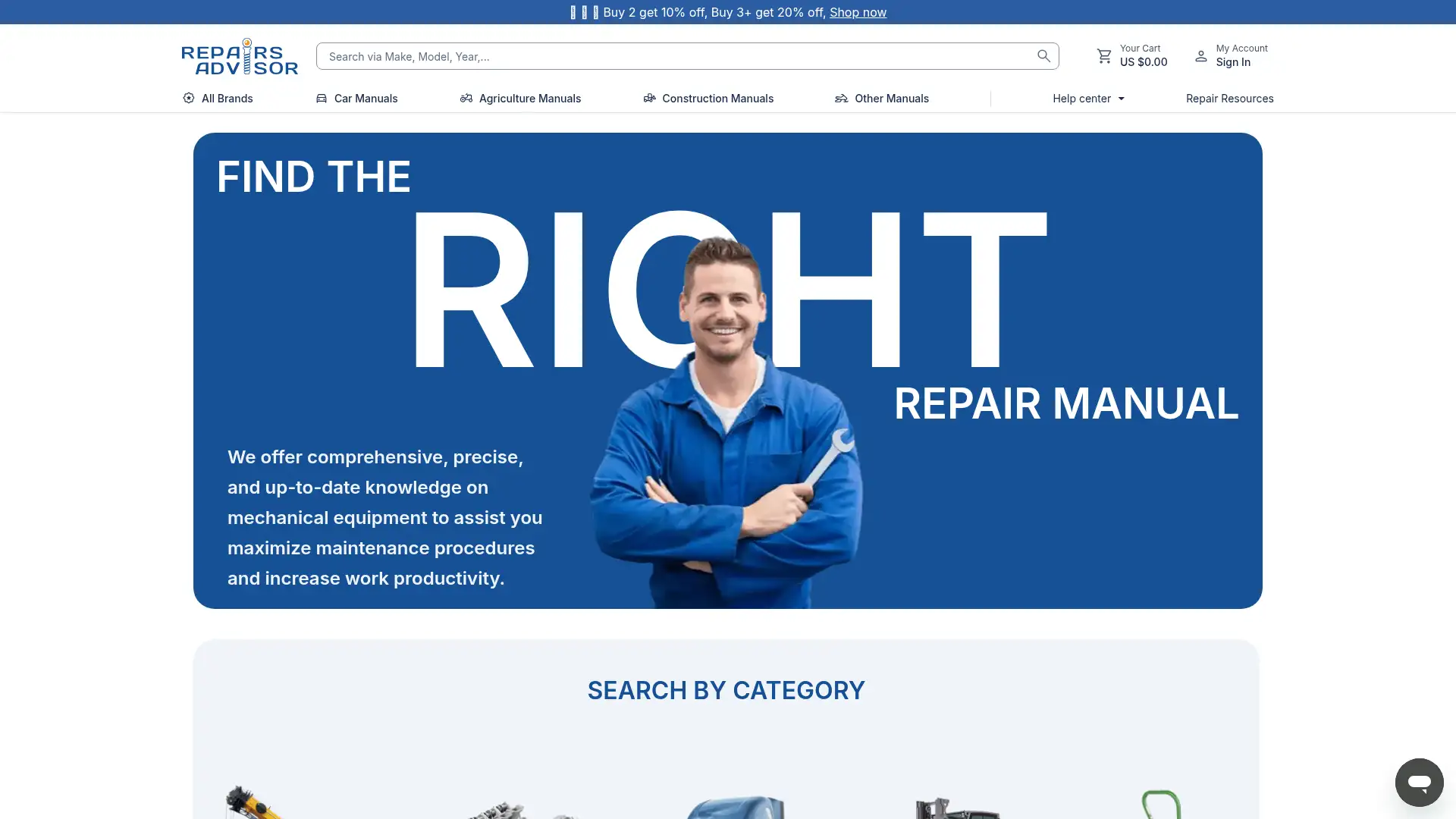 repairsadvisor.com screenshot