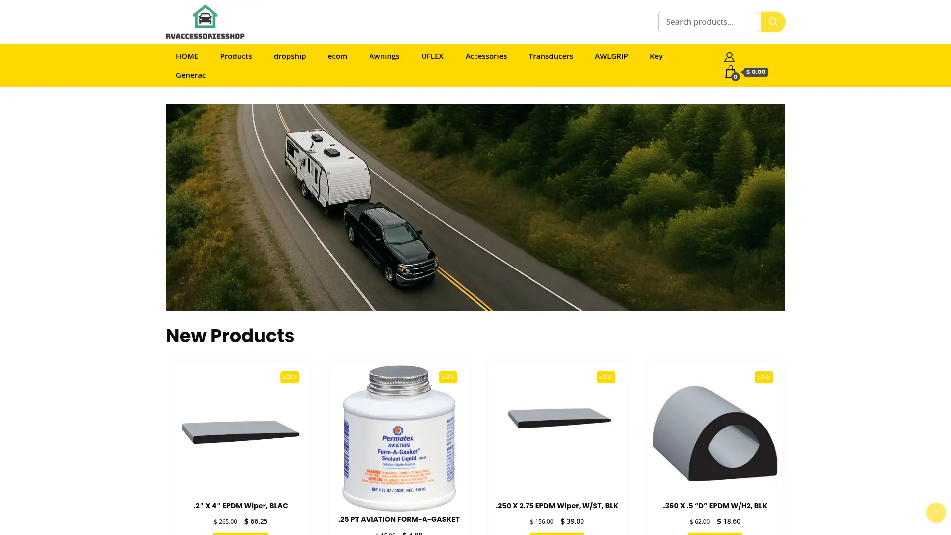 rvaccessoriesshop.com screenshot