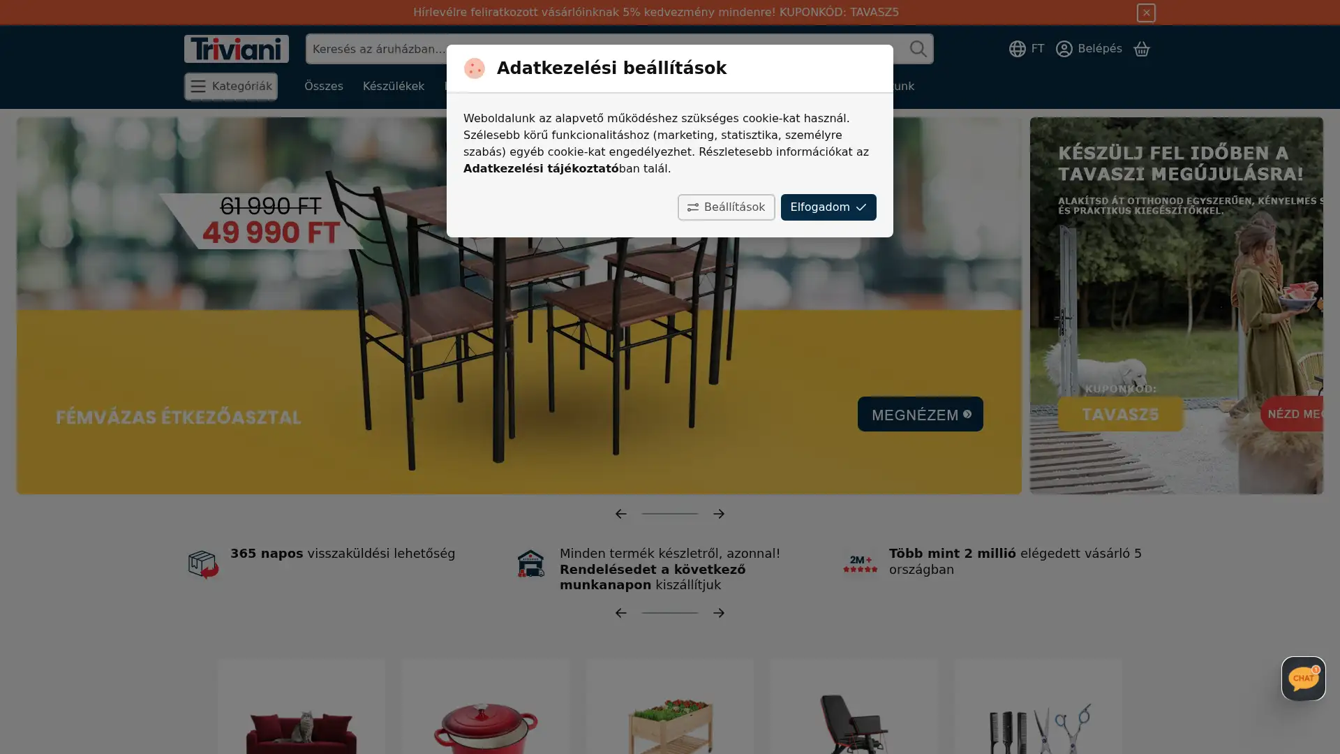 triviani.hu screenshot