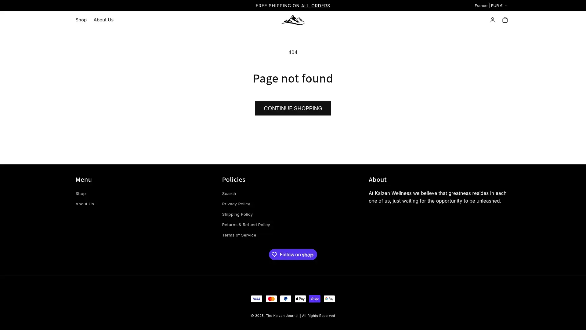 thekaizenjournal.shop screenshot