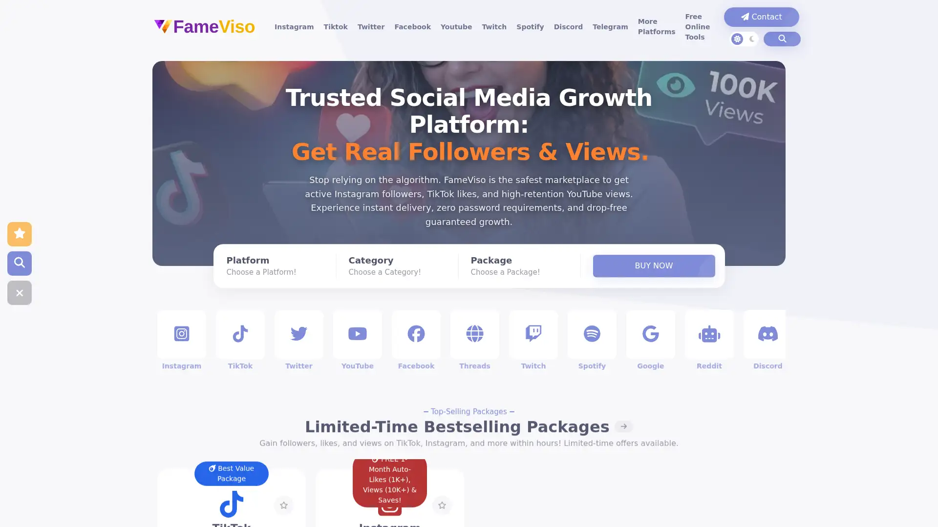 fameviso.com screenshot