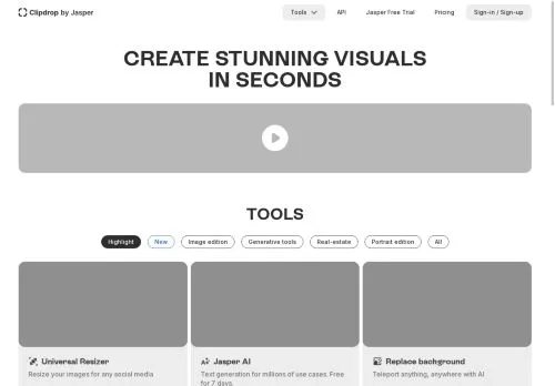 clipdrop.co screenshot