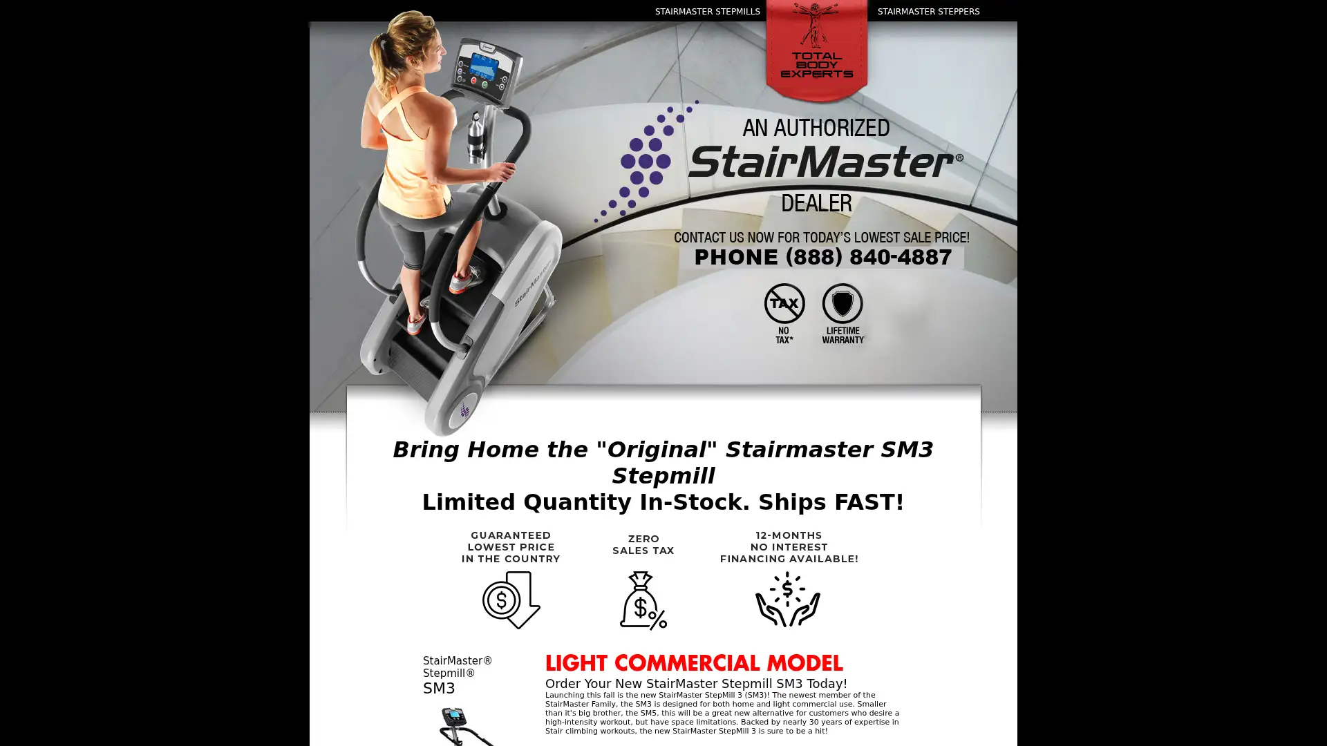 stairmasterstepmills.com screenshot