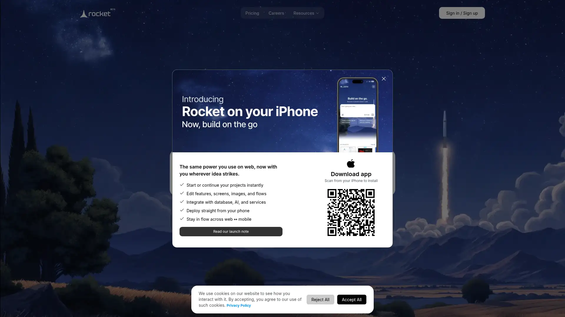 rocket.new screenshot