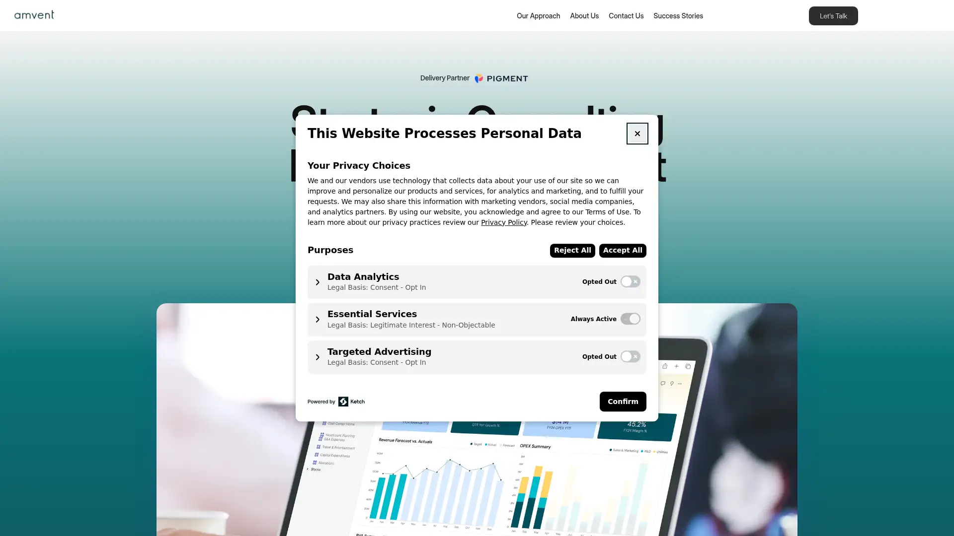 amventconsulting.com screenshot