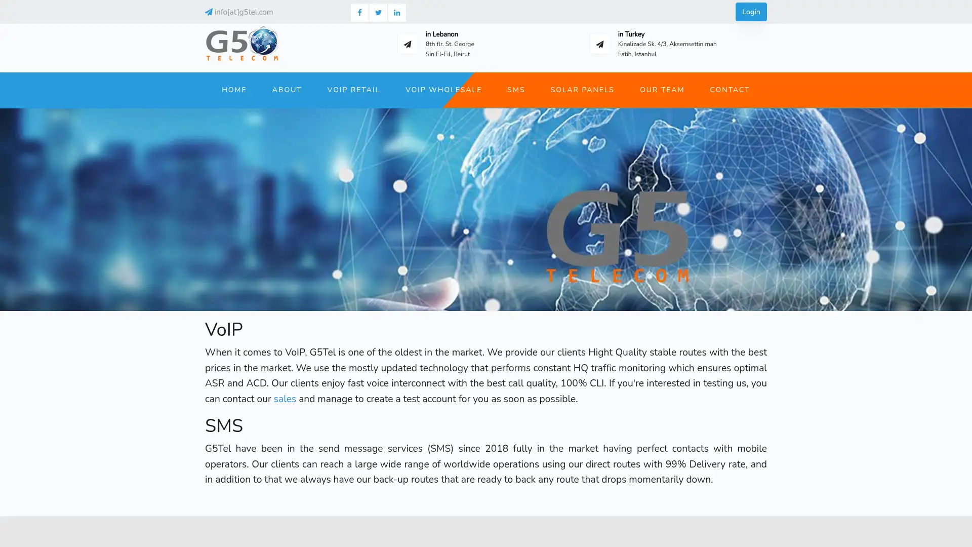 g5tel.com screenshot