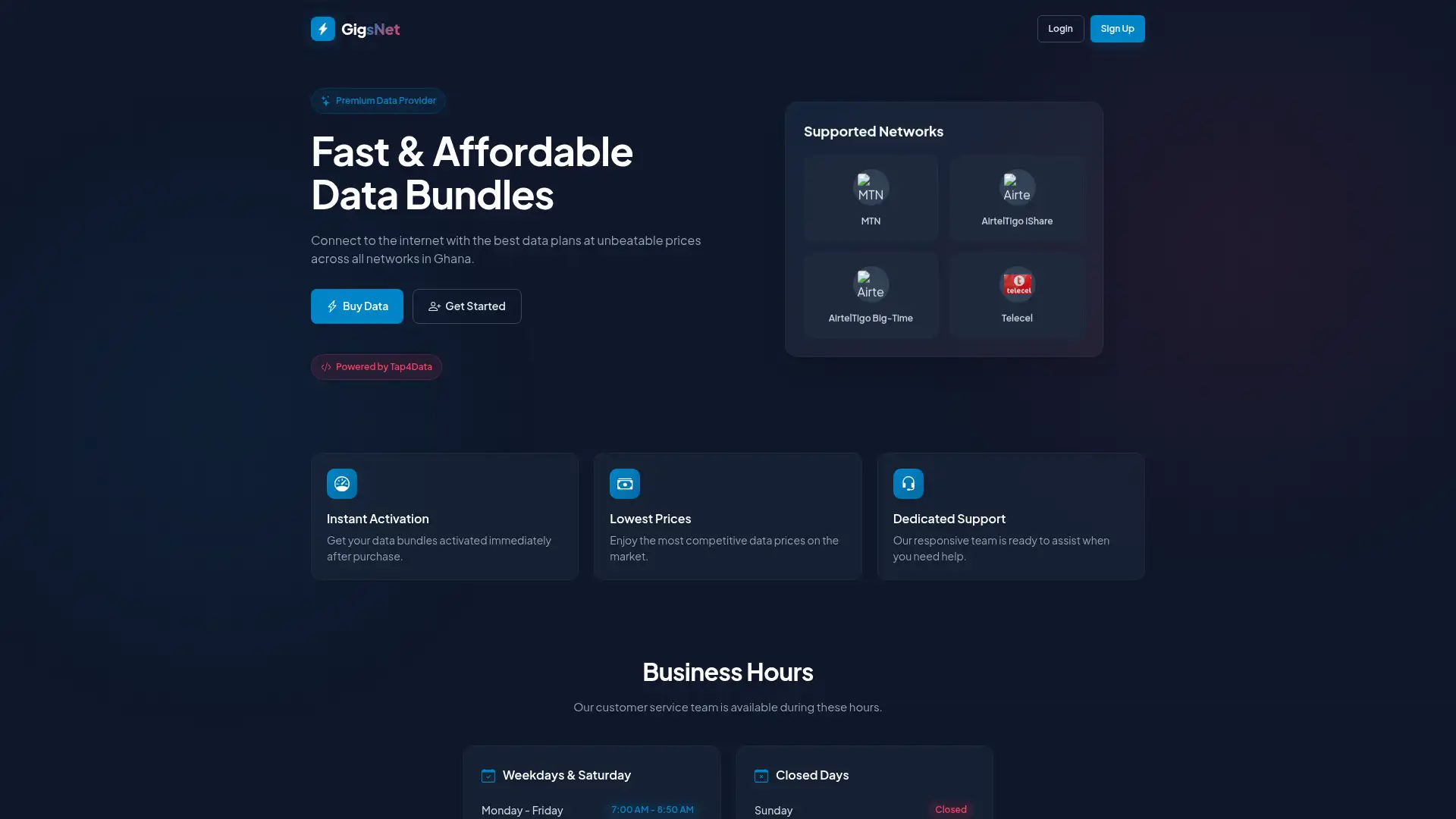 gigsnetgh.com screenshot