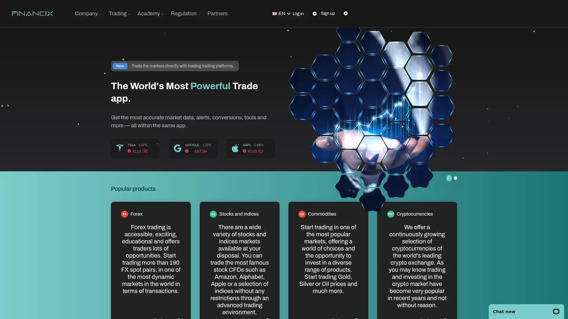 financix.com screenshot