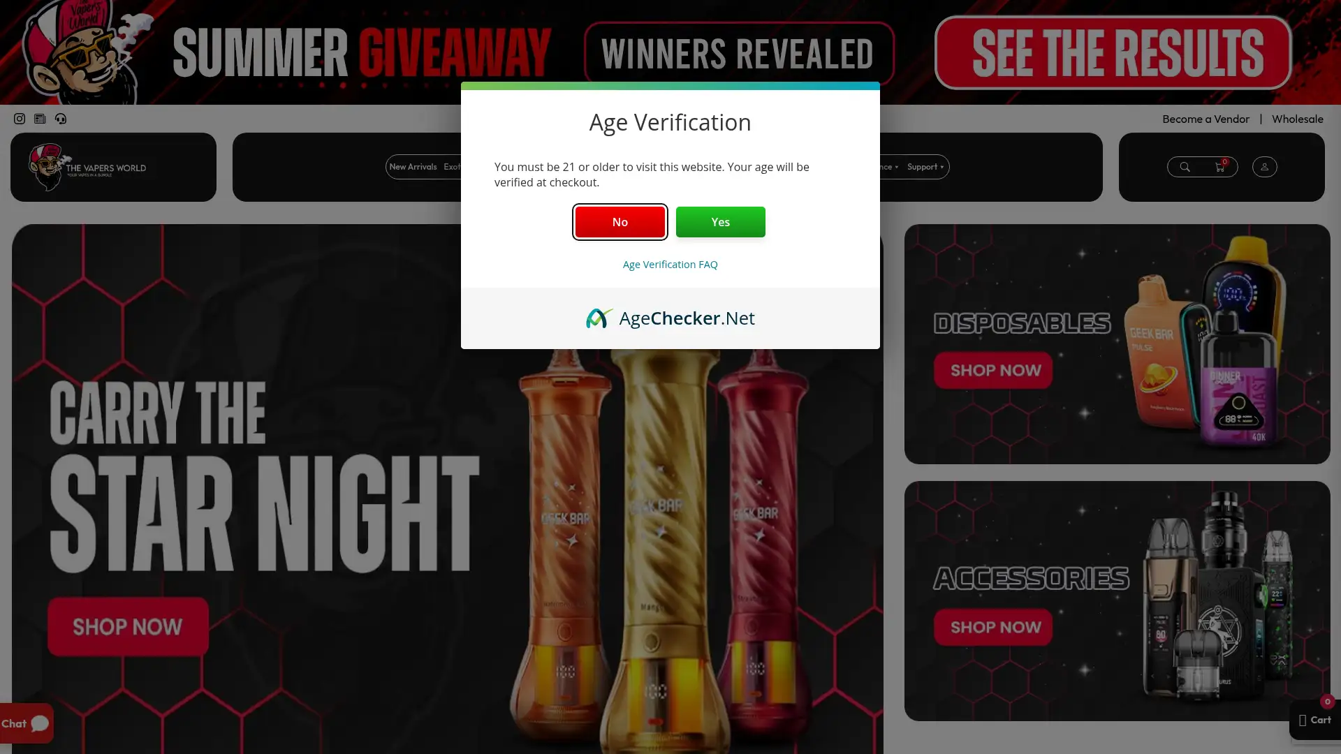 thevapersworld.com screenshot