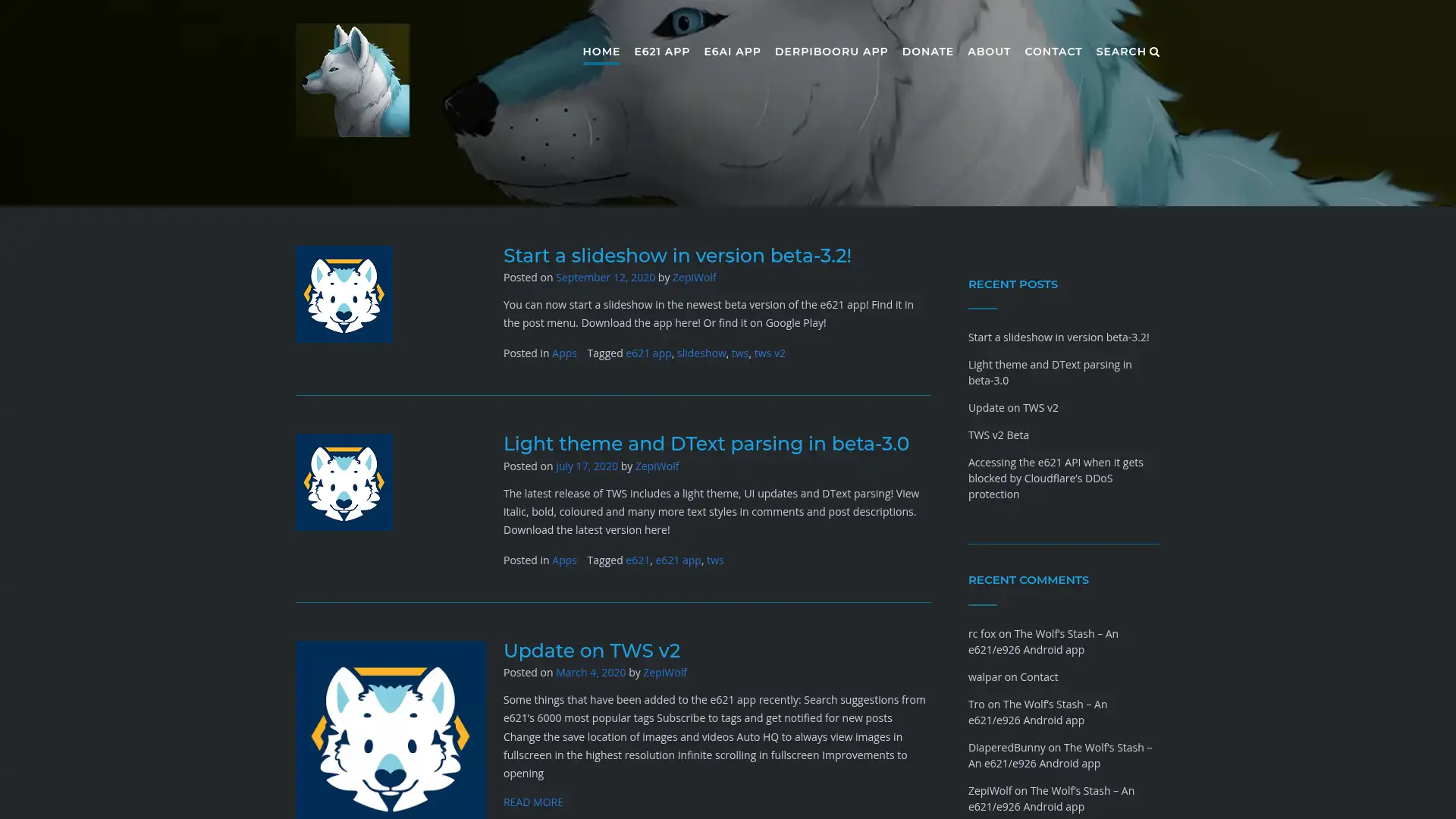 zepiwolf.se screenshot
