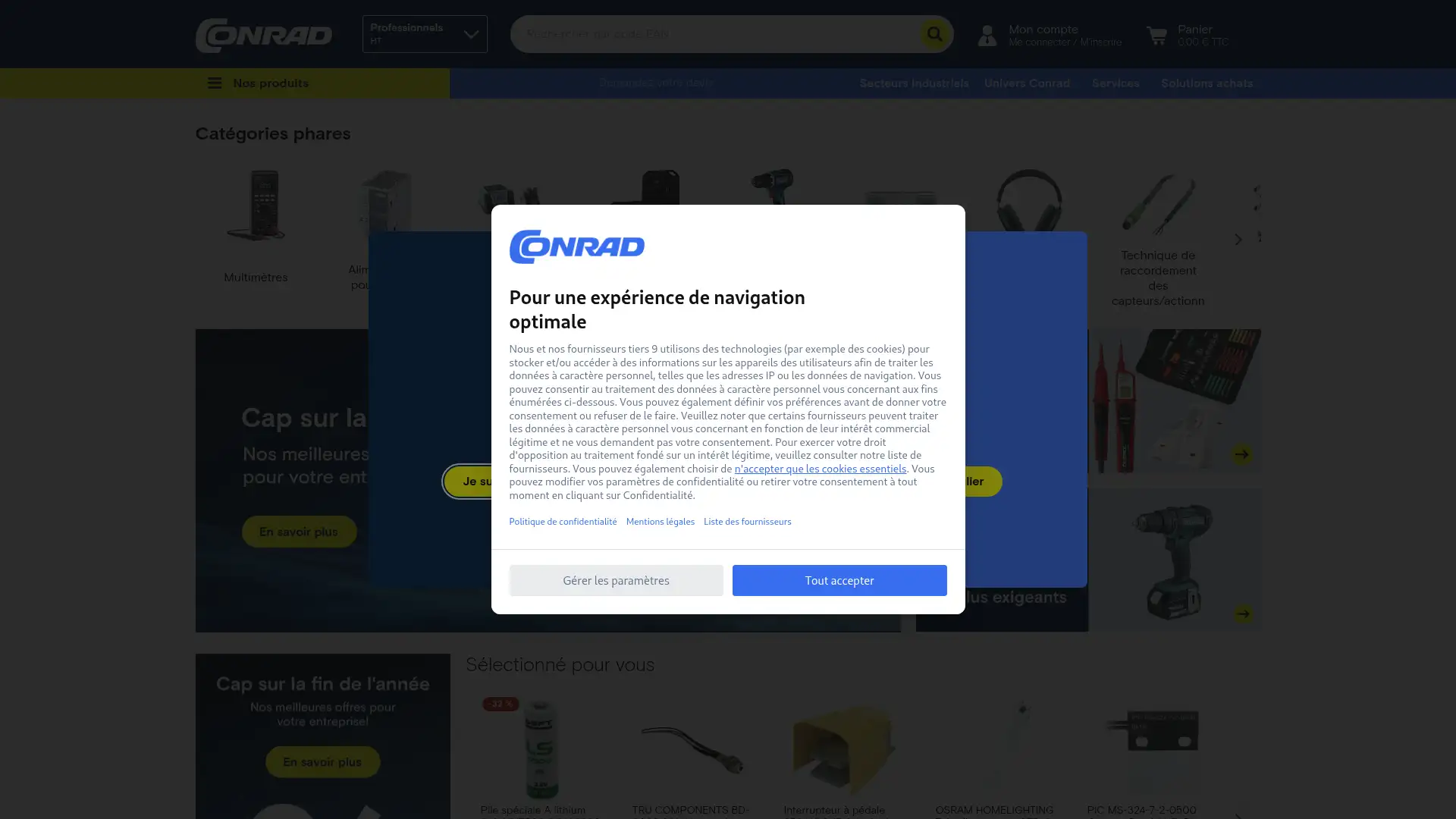 conrad.fr screenshot