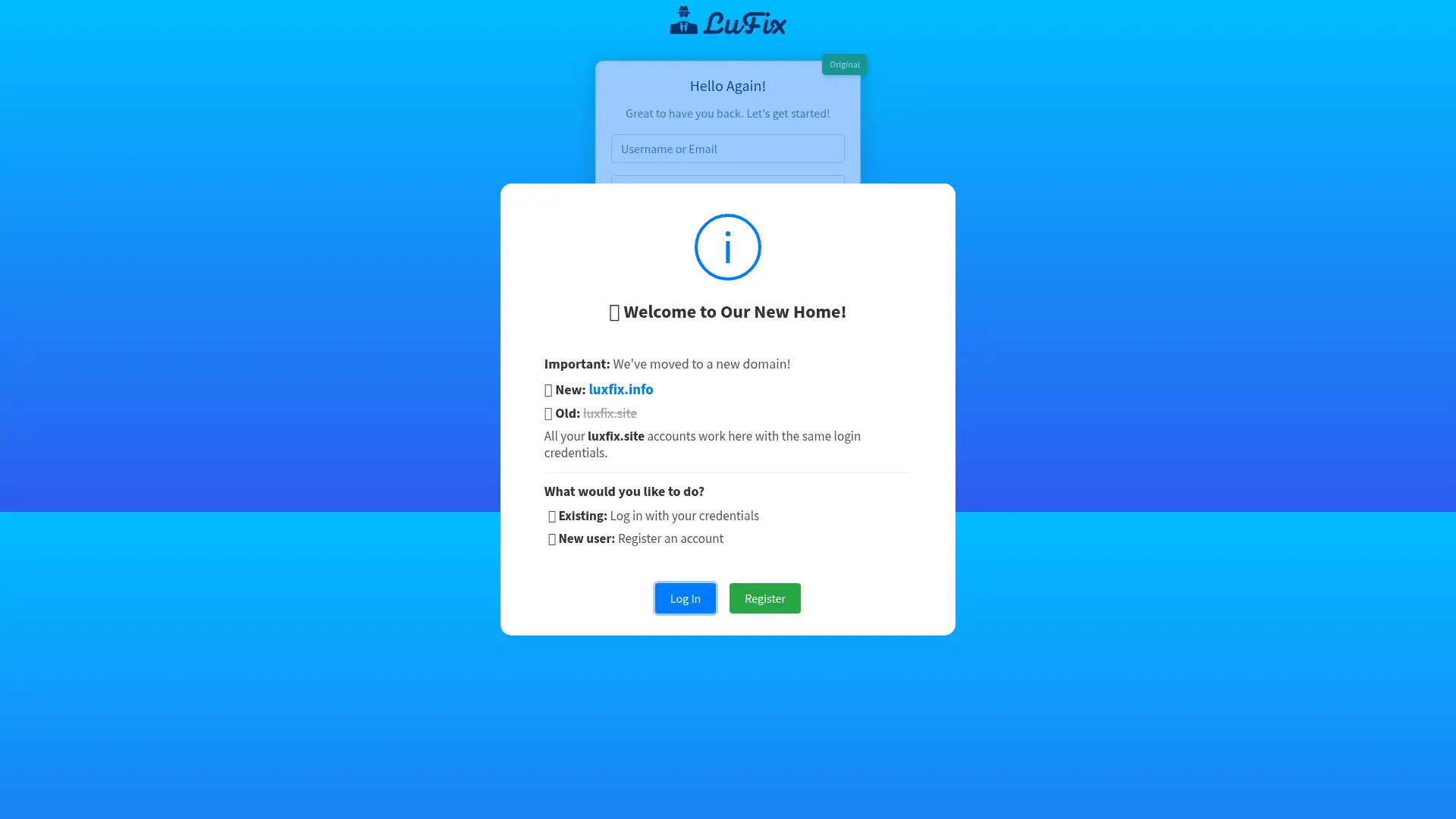 luxfix.info screenshot