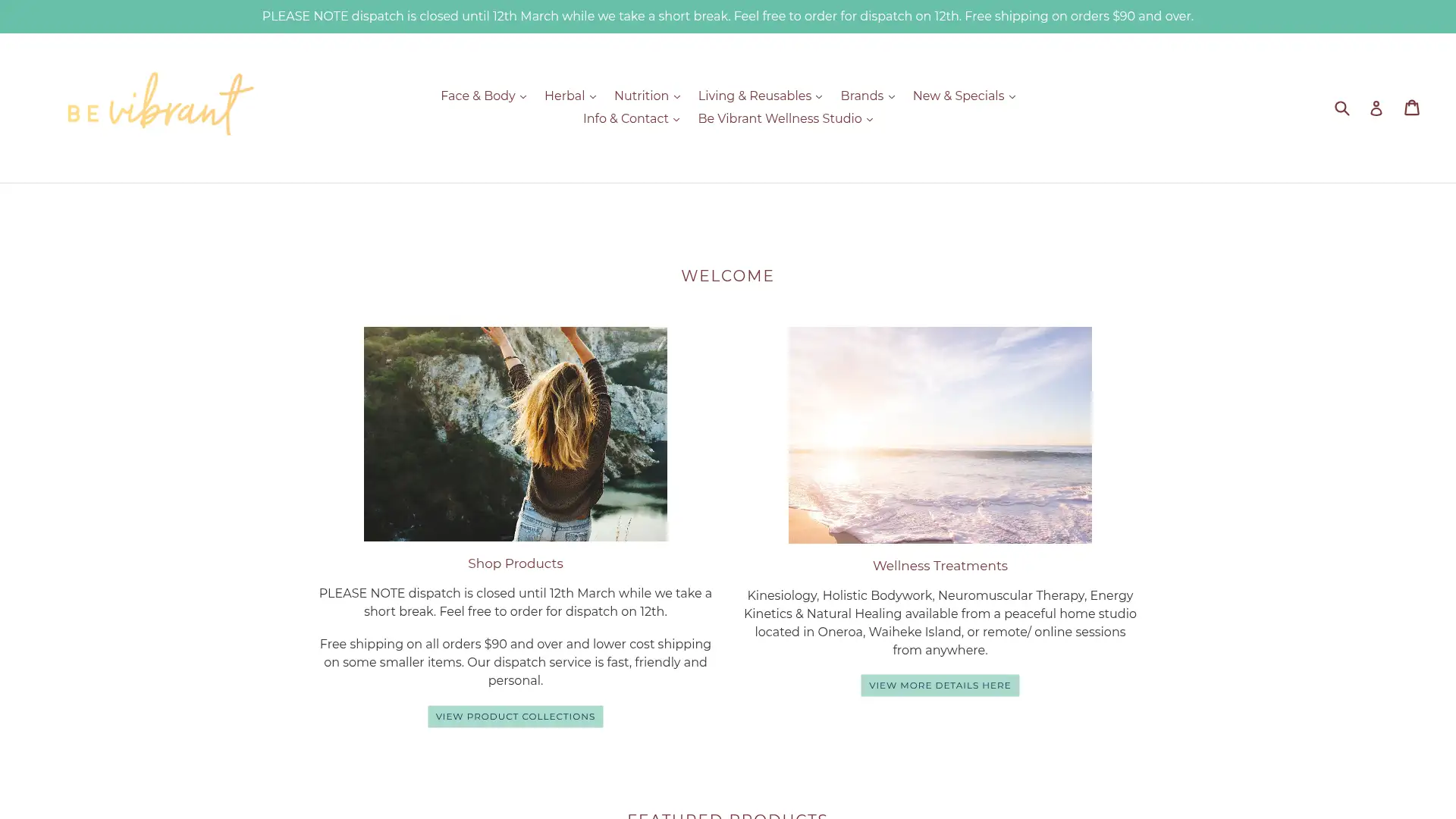 bevibrant.co.nz screenshot