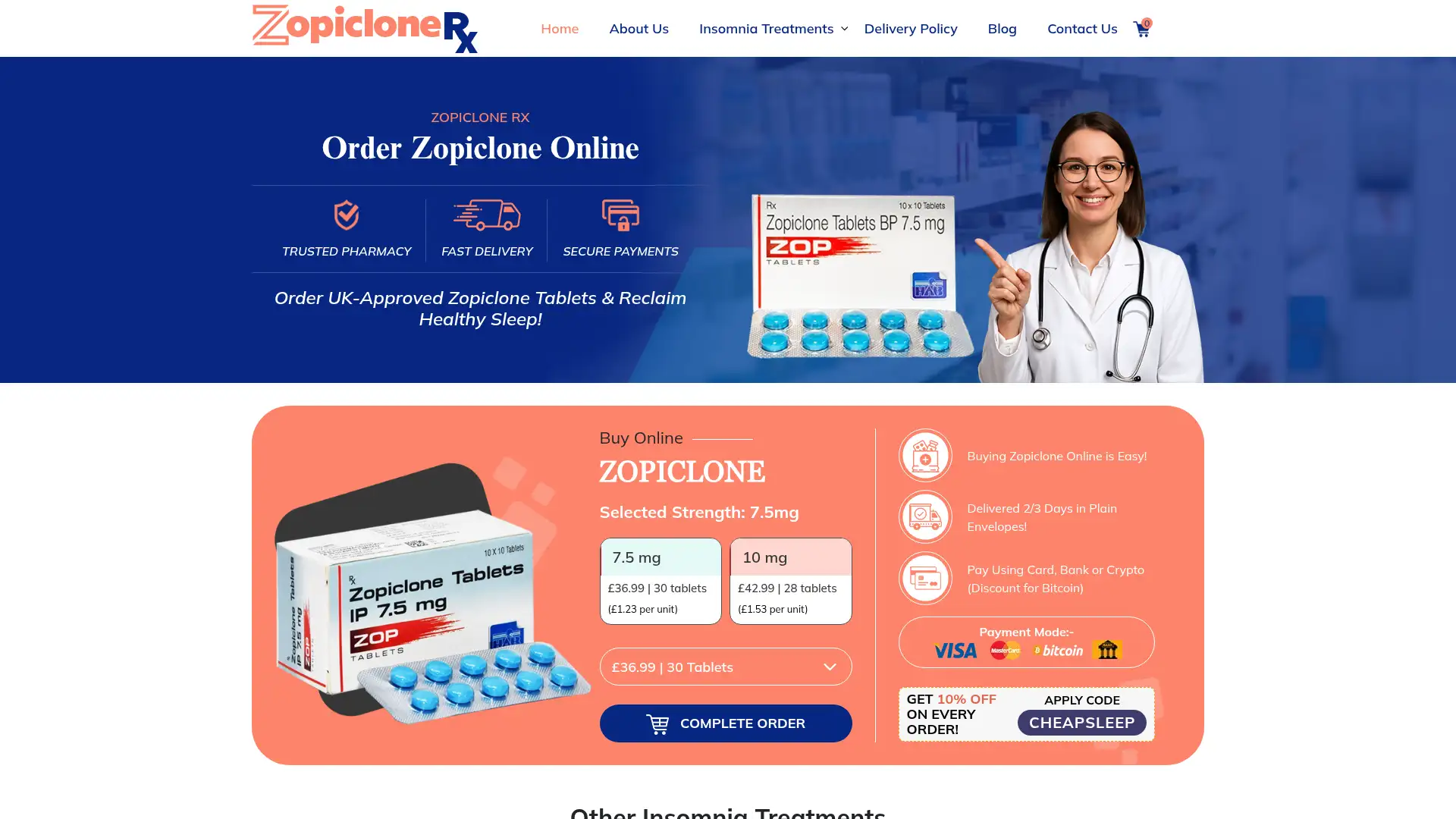 zopiclonerx.com screenshot