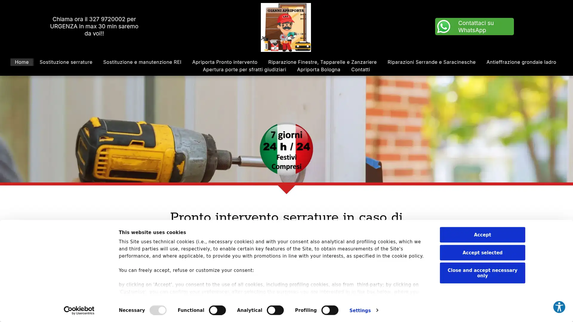 apriportagianni.it screenshot