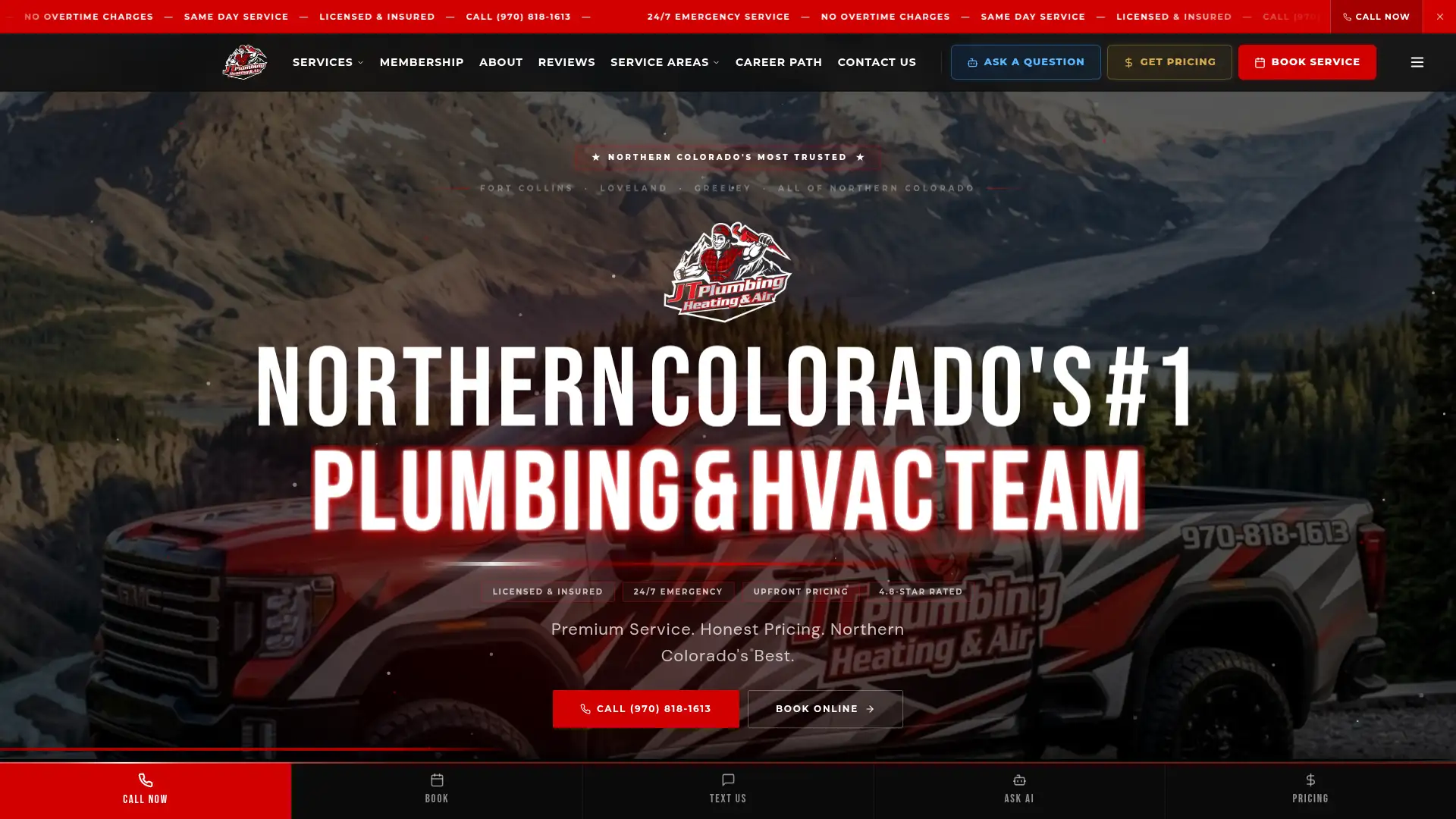 jtplumbingservicesllc.com screenshot