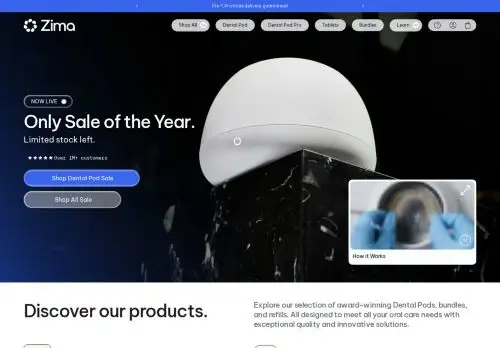 zimadental.ca screenshot