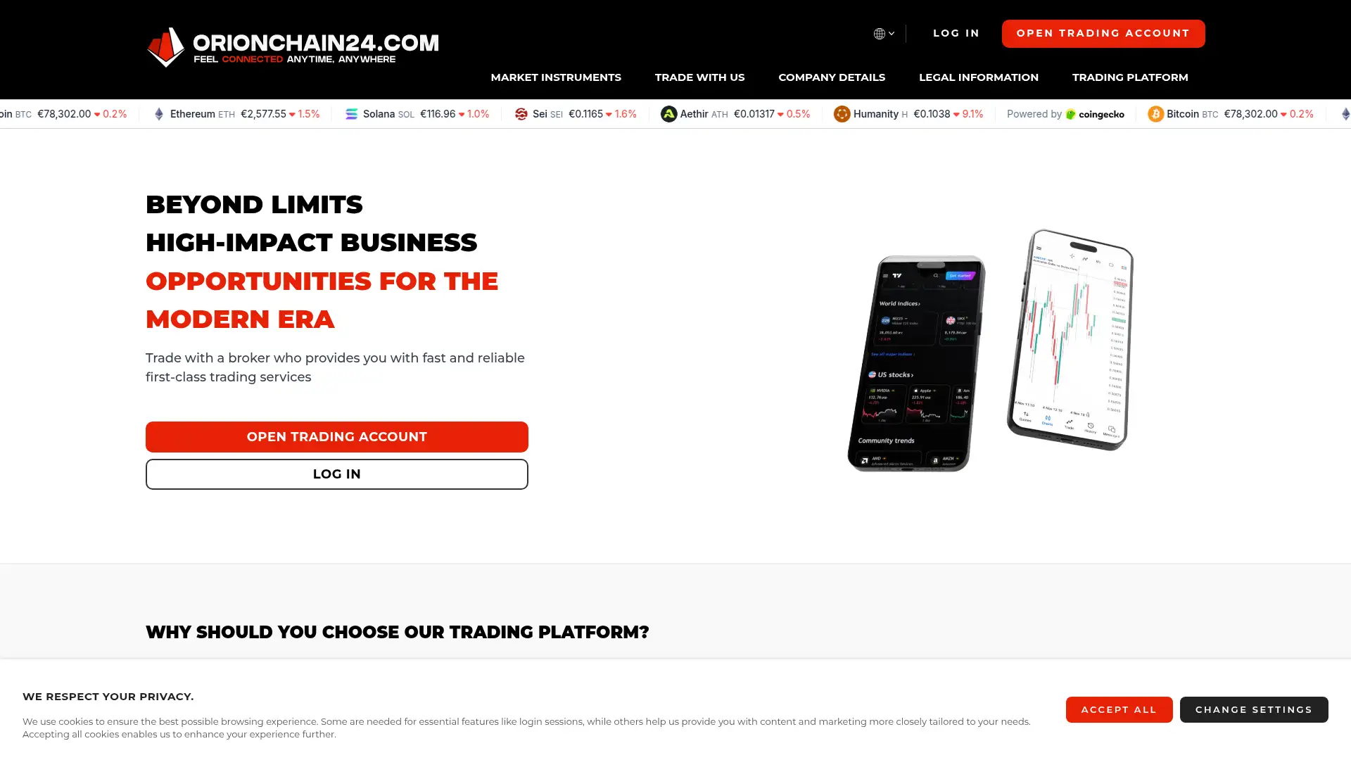 orionchain24.com screenshot