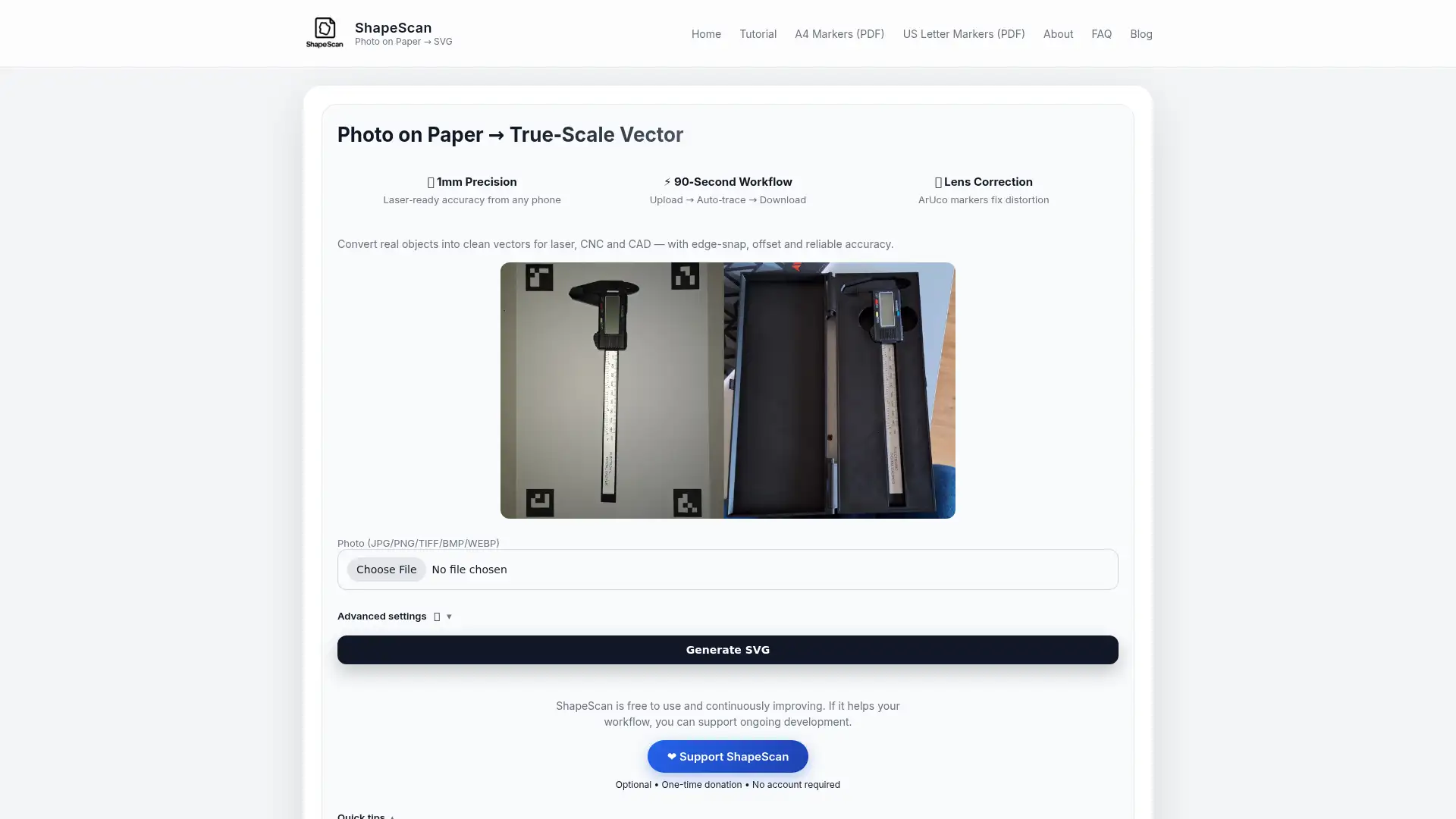 shapescan.pt screenshot