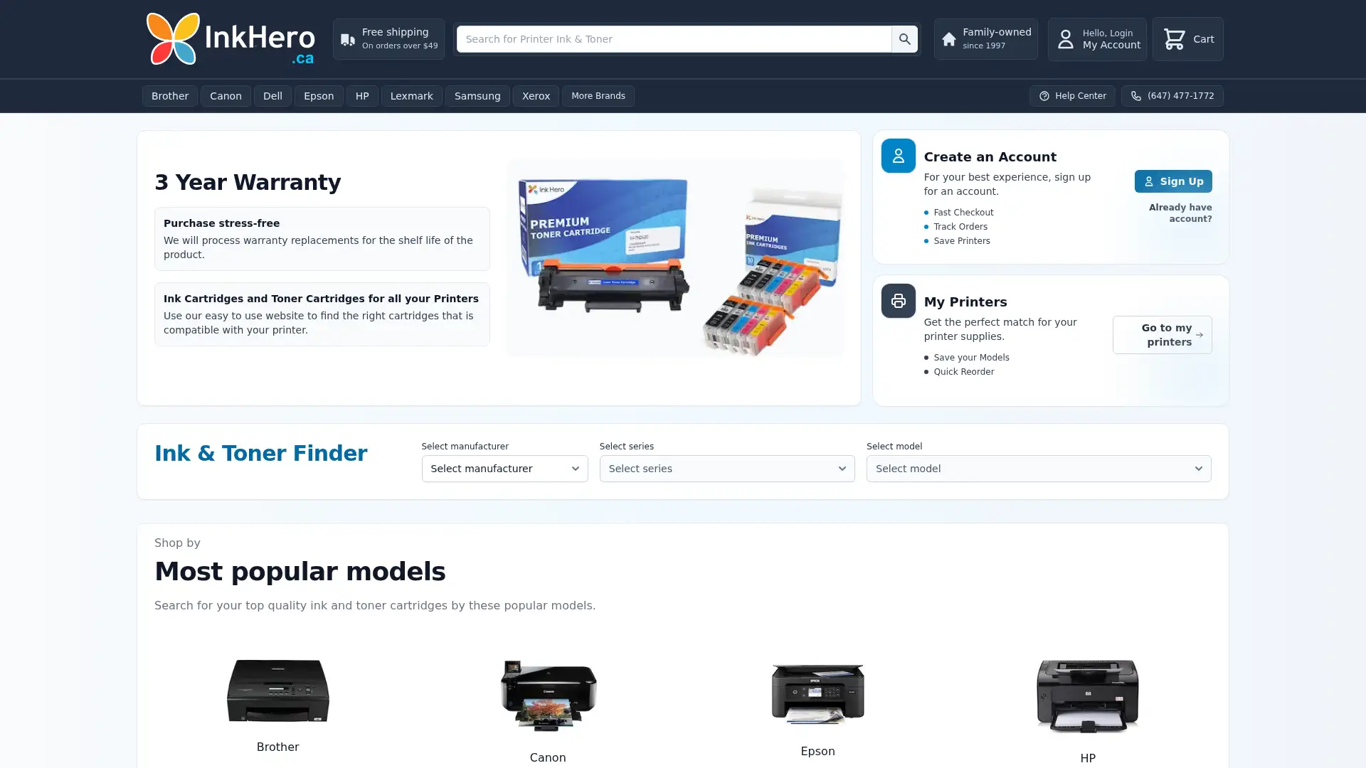 inkhero.ca screenshot