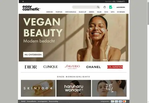 easycosmetic.be screenshot