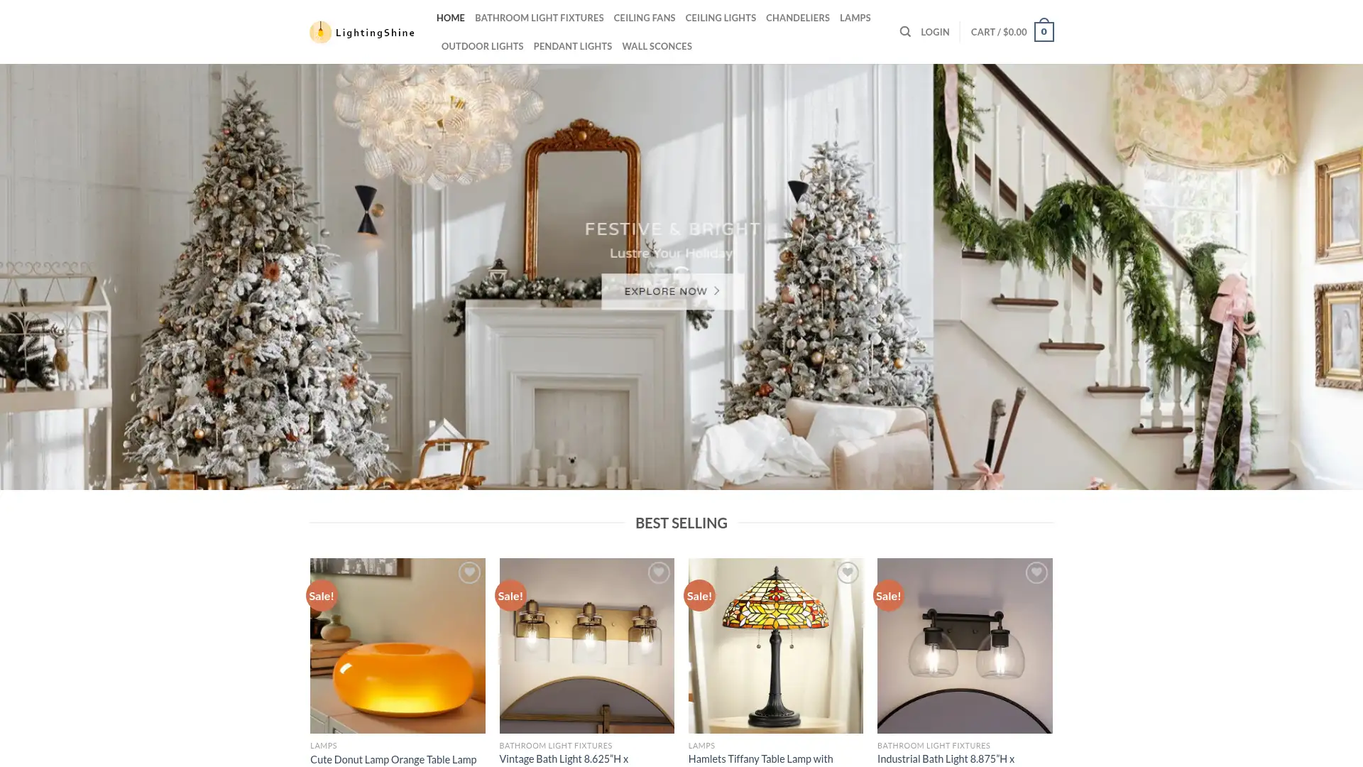 lightingshine.shop screenshot