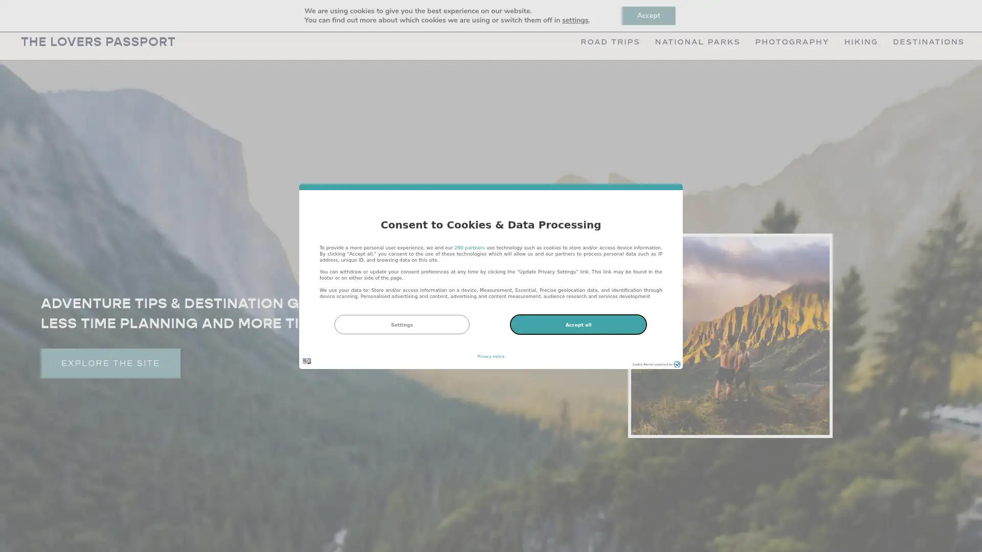 theloverspassport.com screenshot