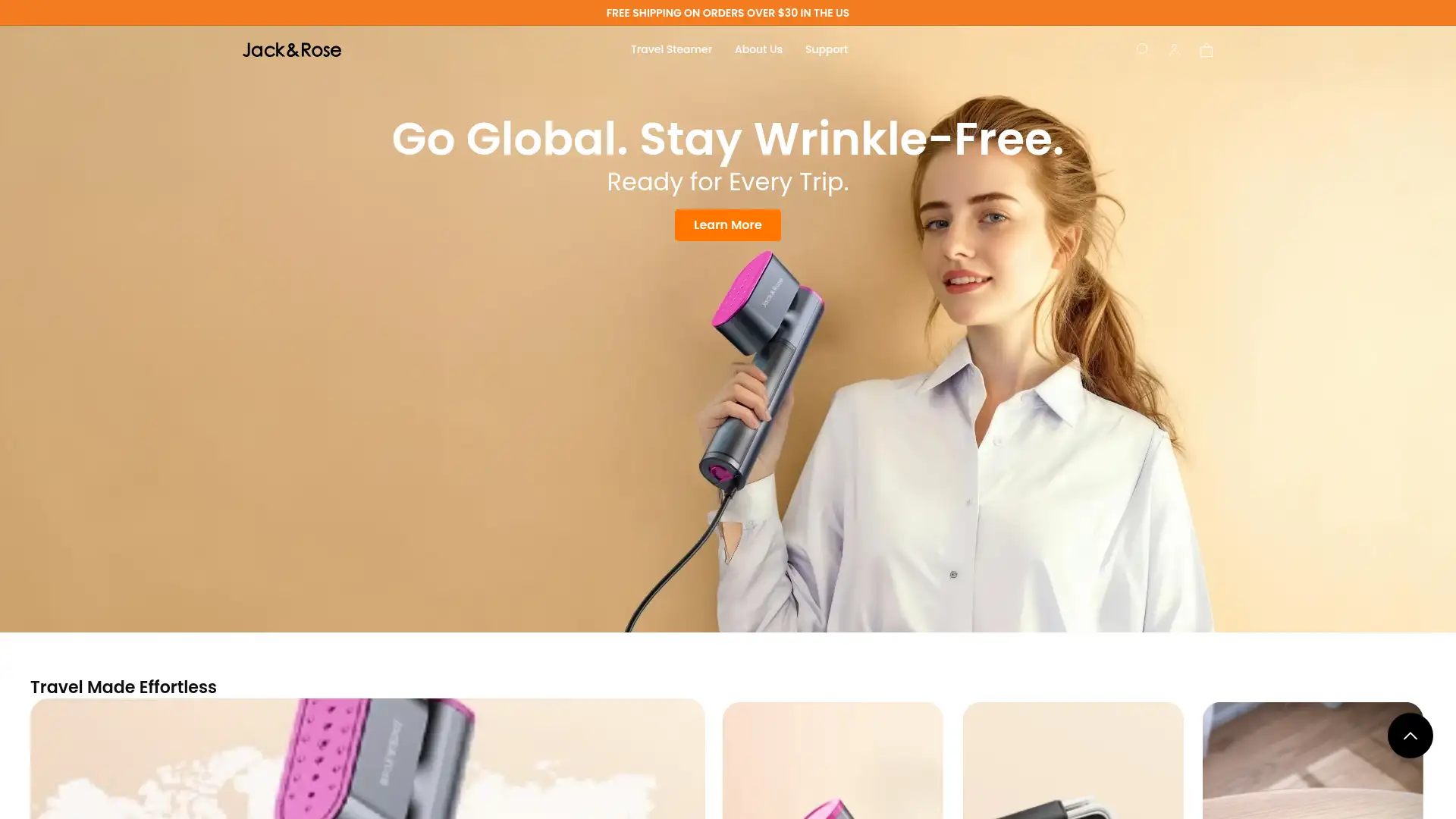 jackandrose.net screenshot