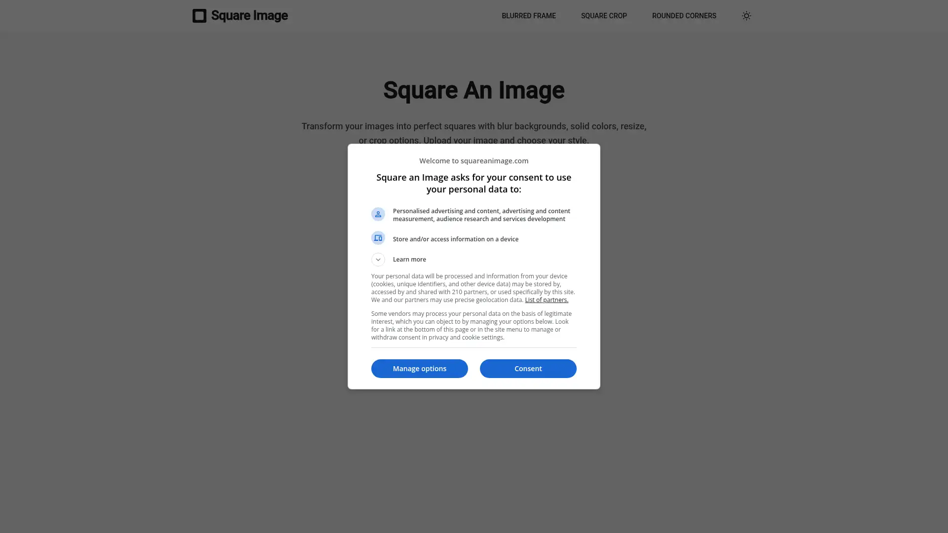 squareanimage.com screenshot
