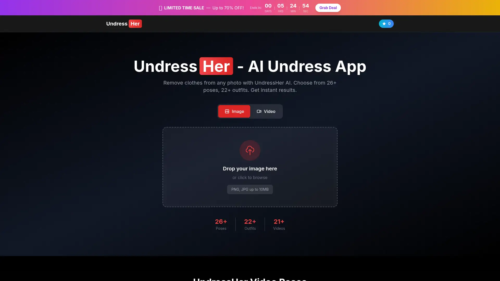 undressherapp.org screenshot