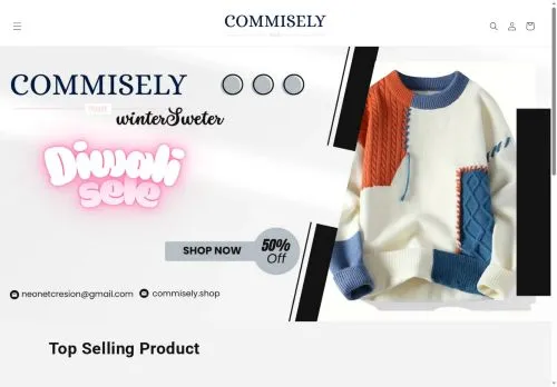 commisely.shop screenshot