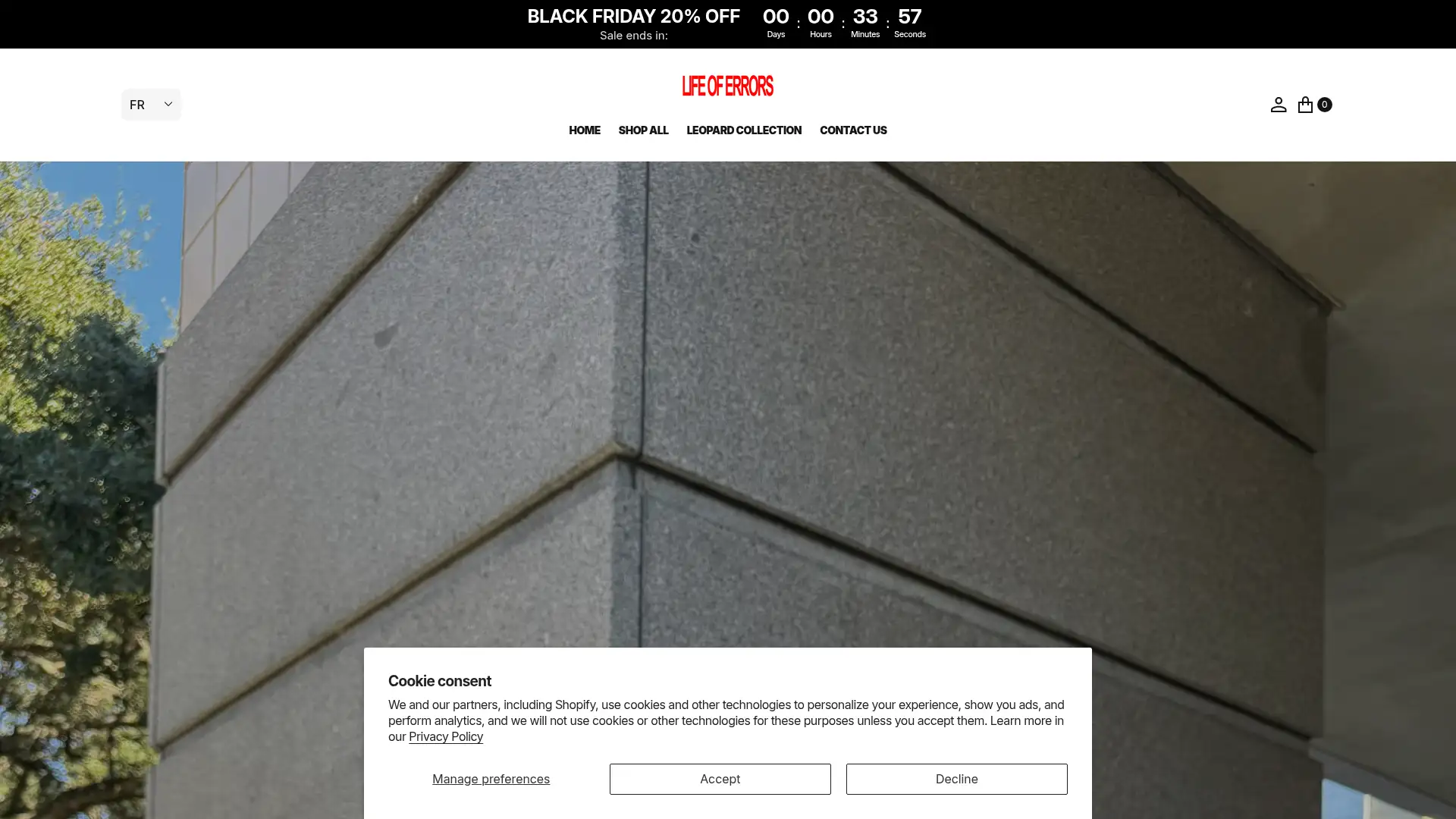 lifeoferrors.com screenshot