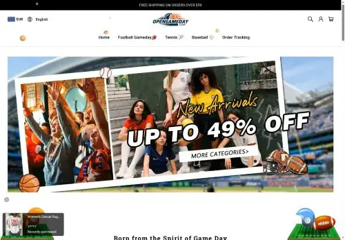 opengameday.com screenshot