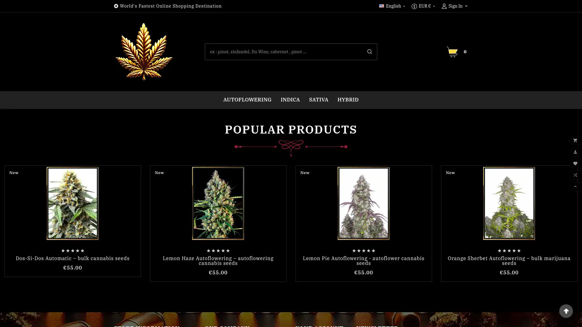 bulkseeds.eu screenshot