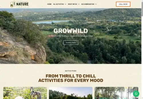 naturetrails.co.in screenshot