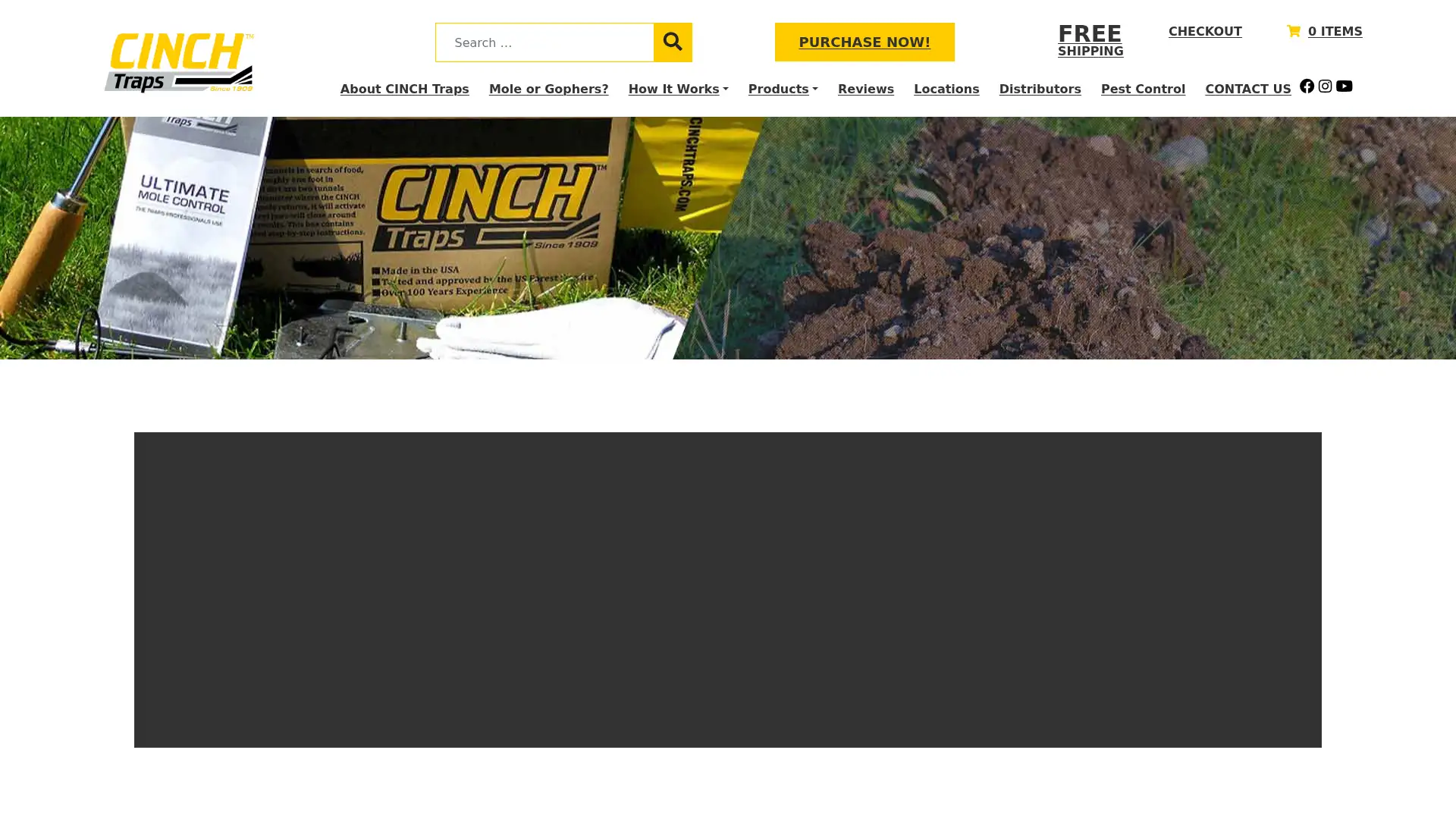 cinchtraps.com screenshot