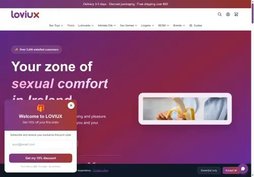 loviux.ie screenshot