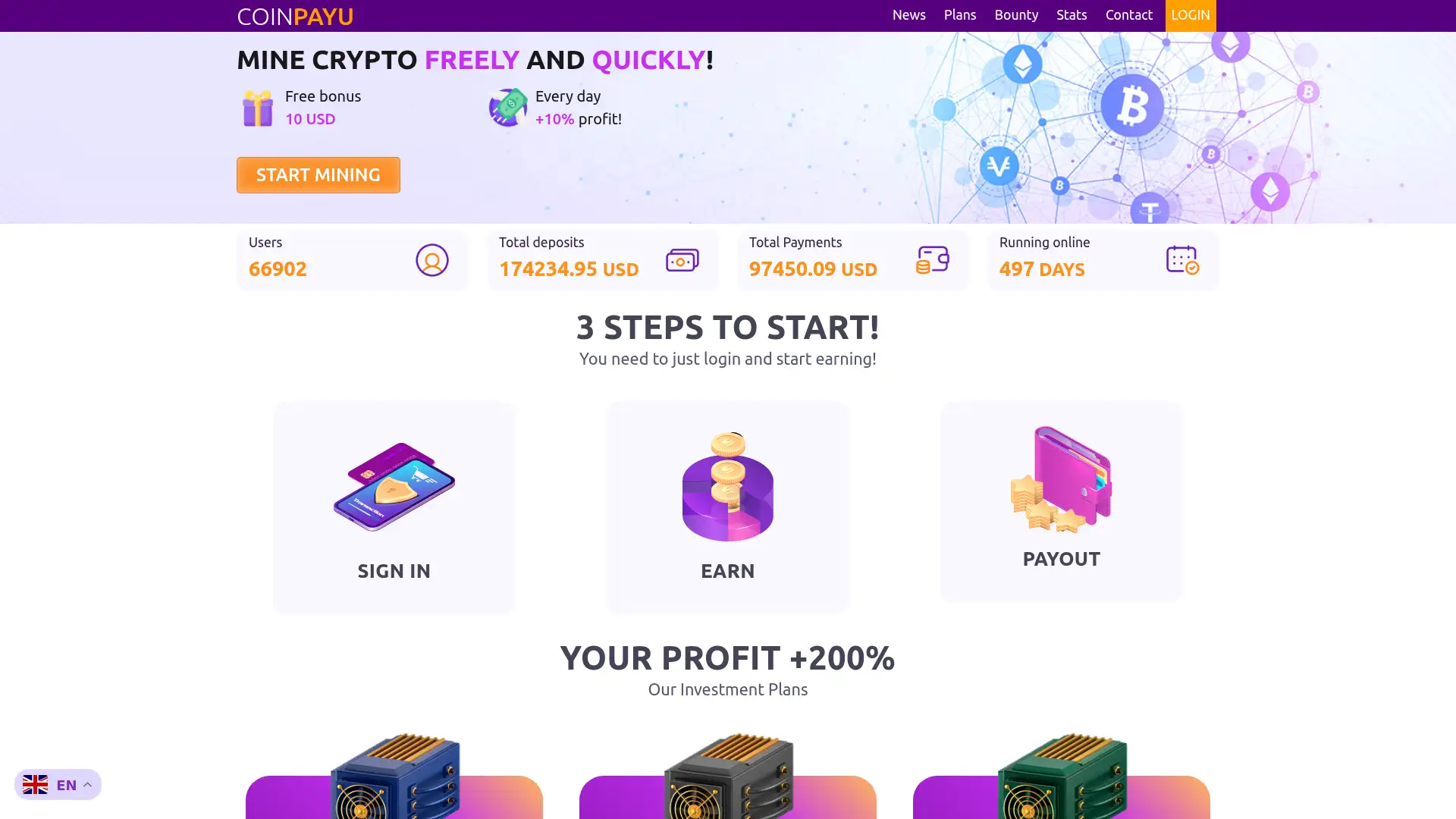 coinpayu.pro screenshot
