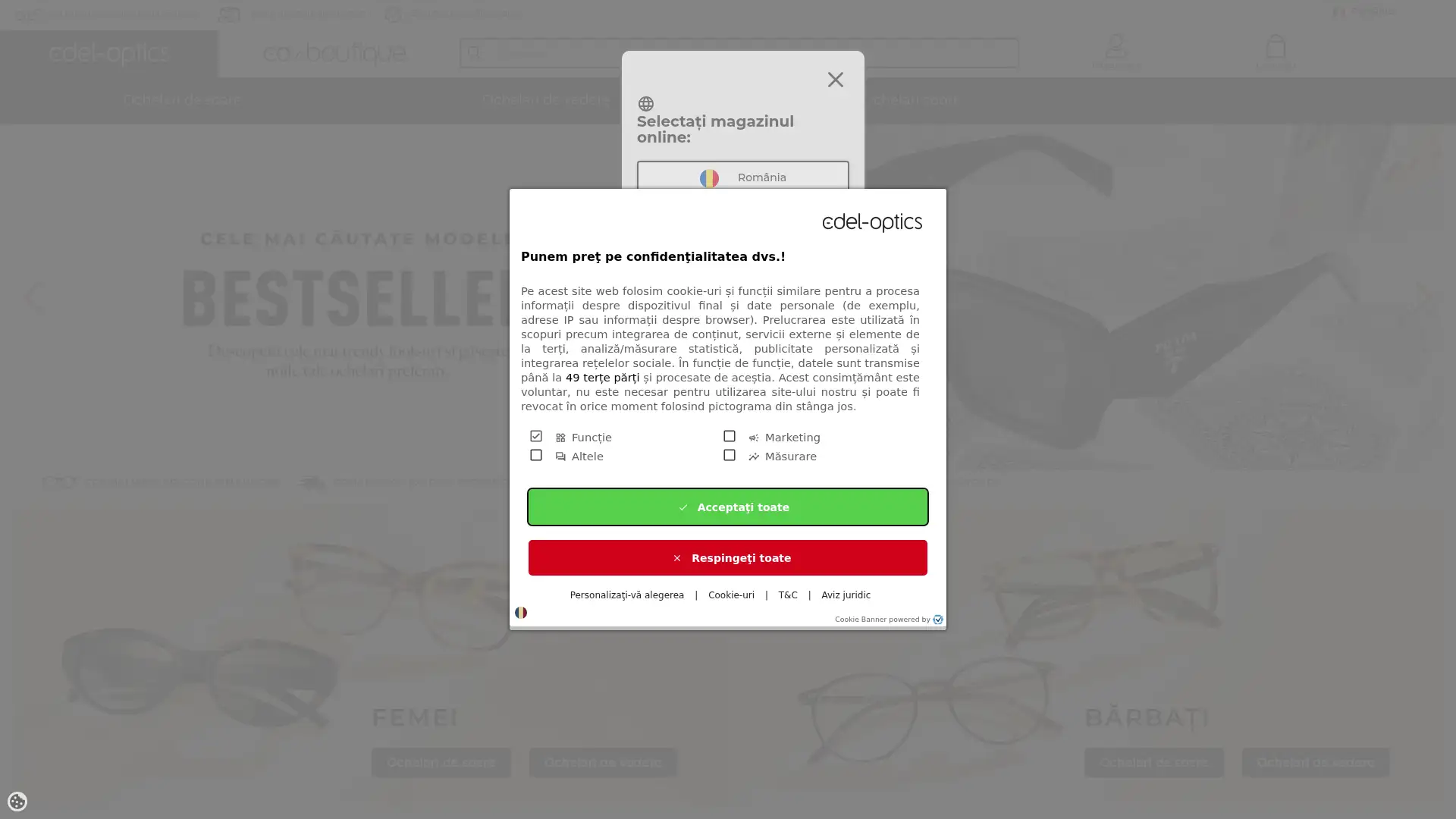 edel-optics.ro screenshot