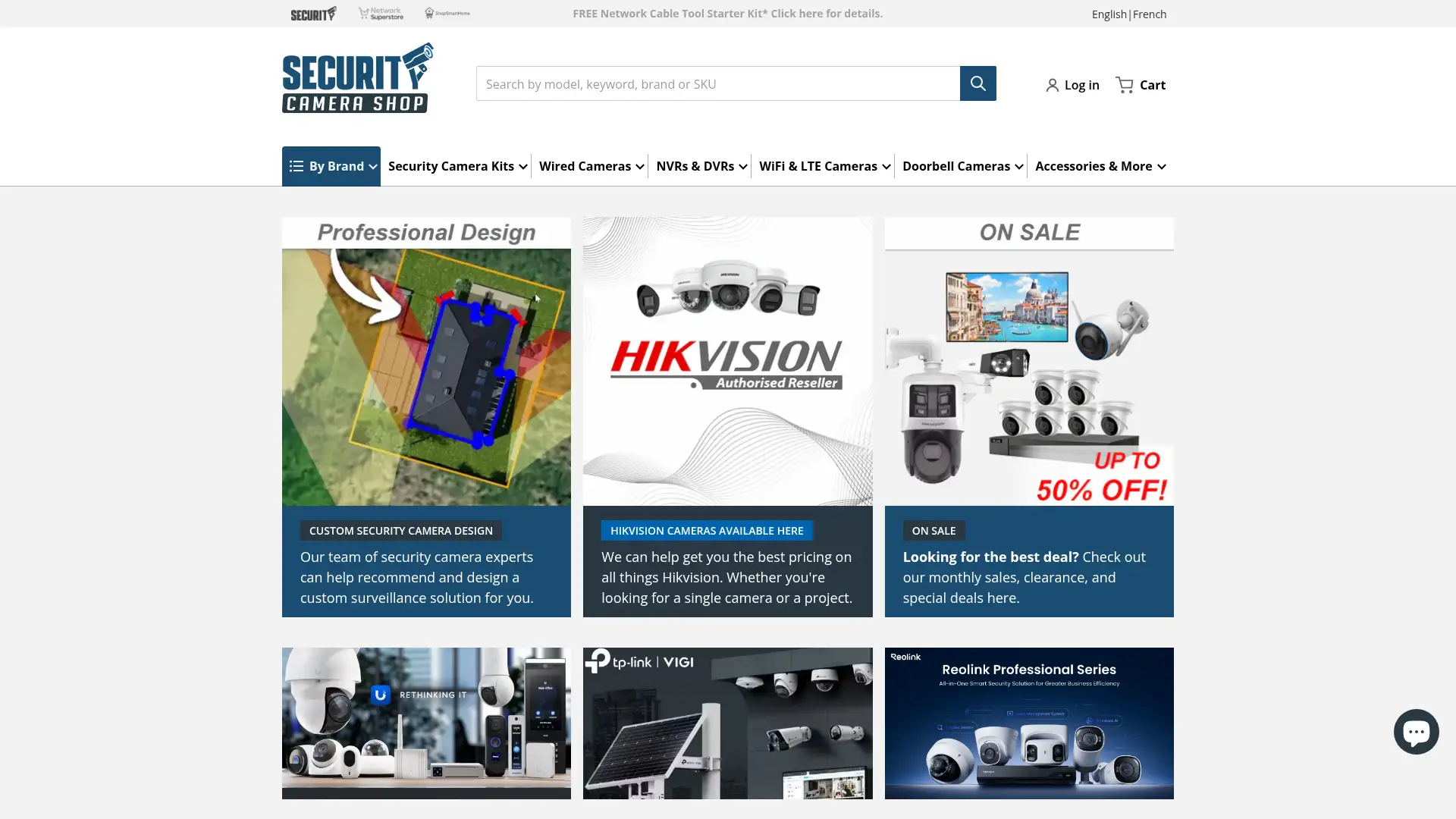 securitycamerashop.ca screenshot