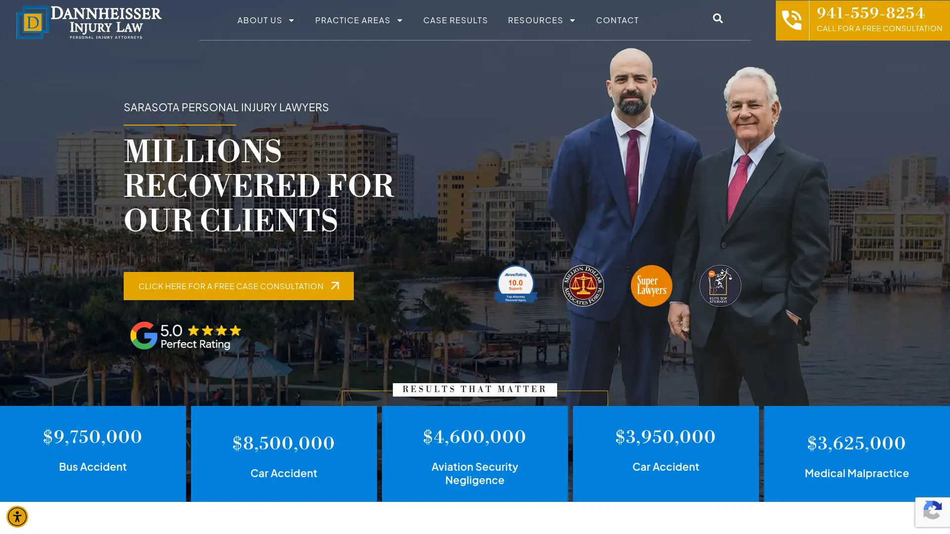 dannheisserinjurylaw.com screenshot