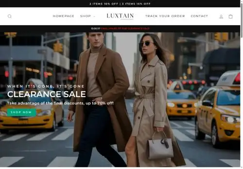 luxtain.com screenshot