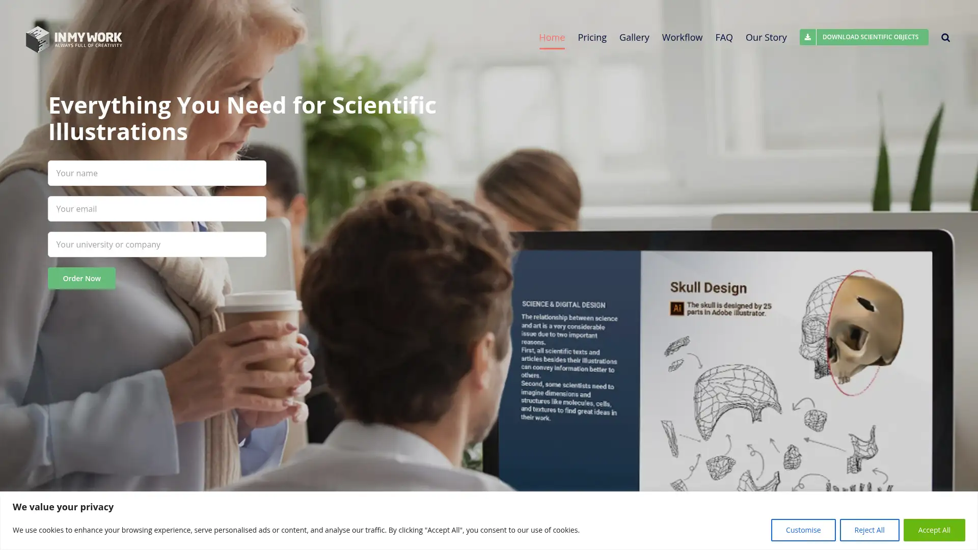 inmywork.com screenshot