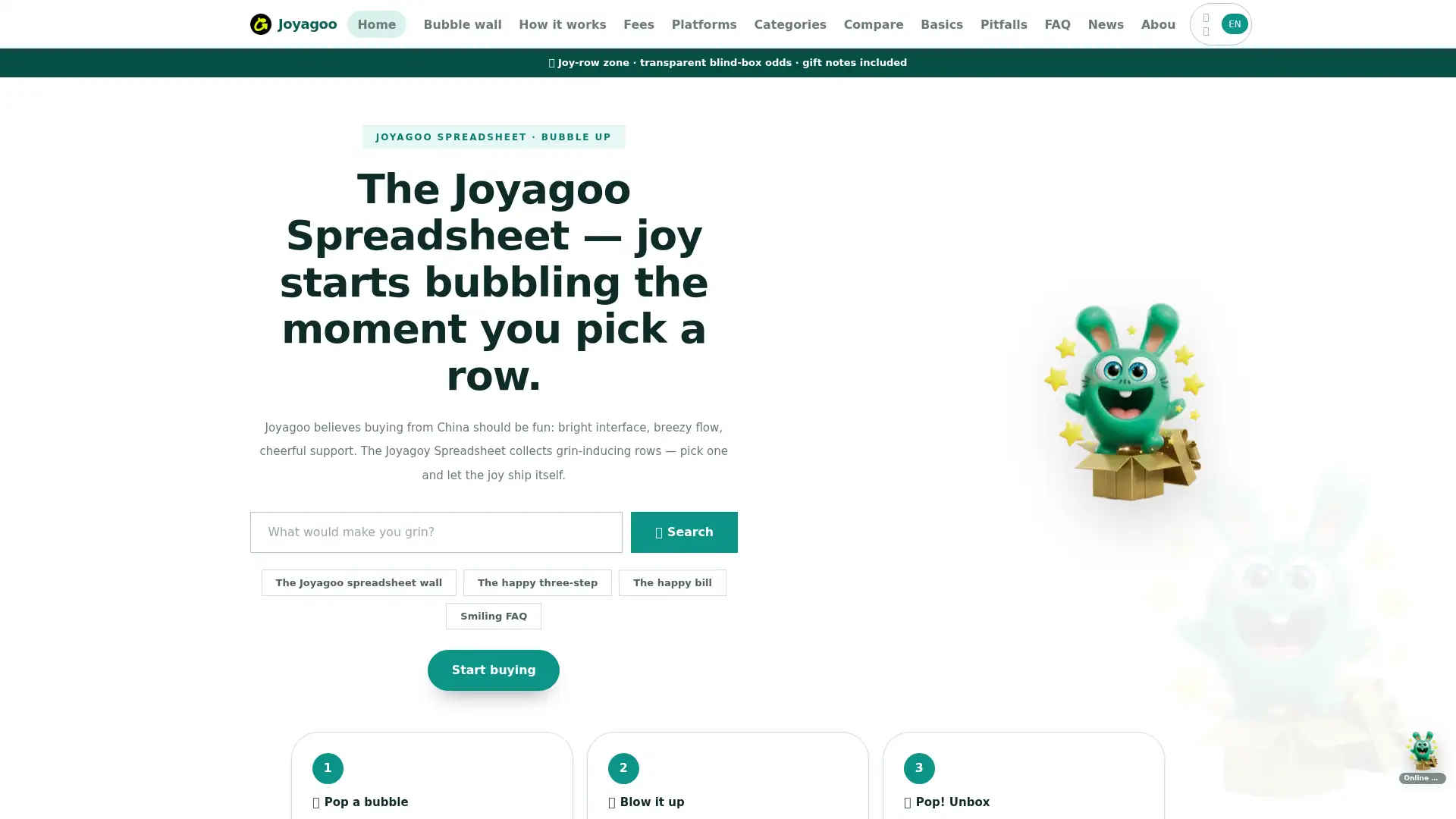 joyagoo.spreadsheet.tv screenshot