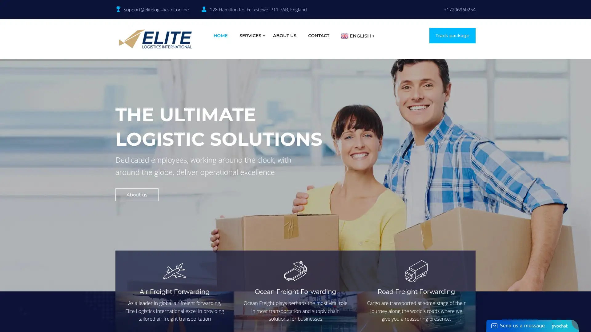 elitelogisticslnt.online screenshot