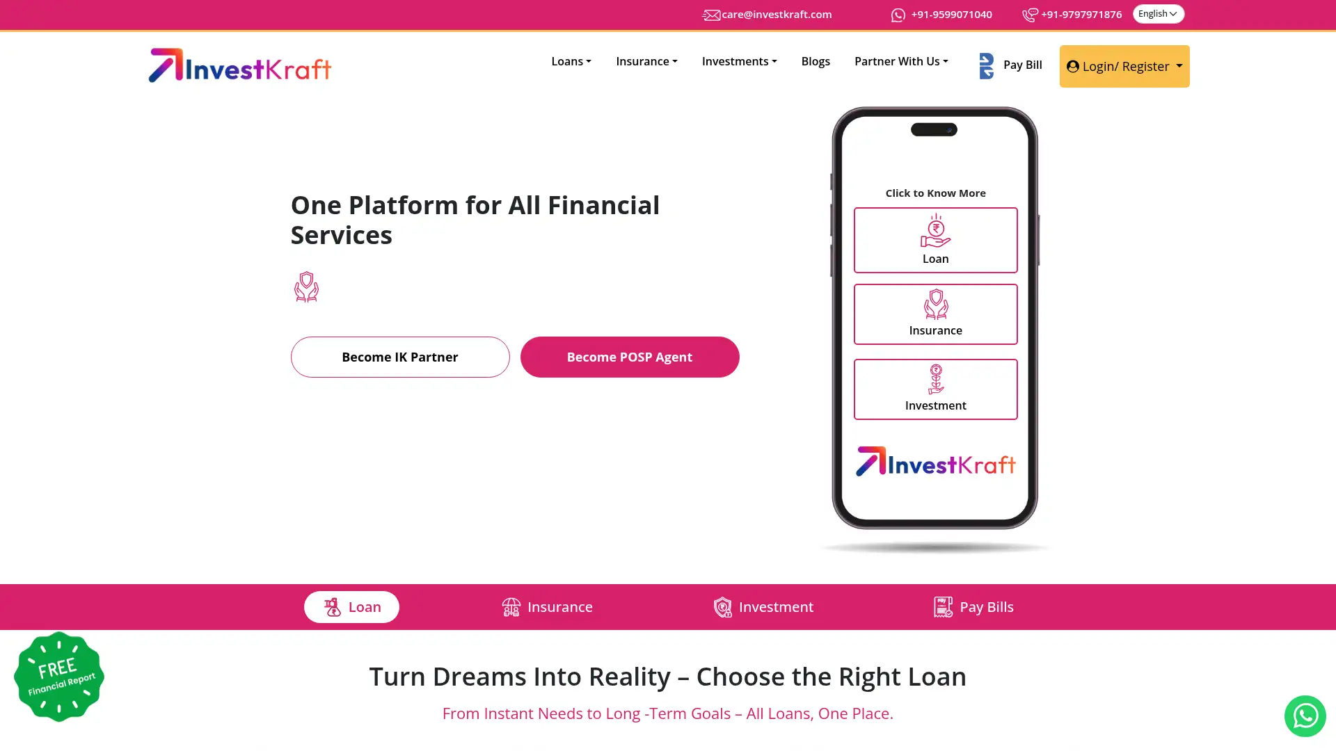 investkraft.com screenshot