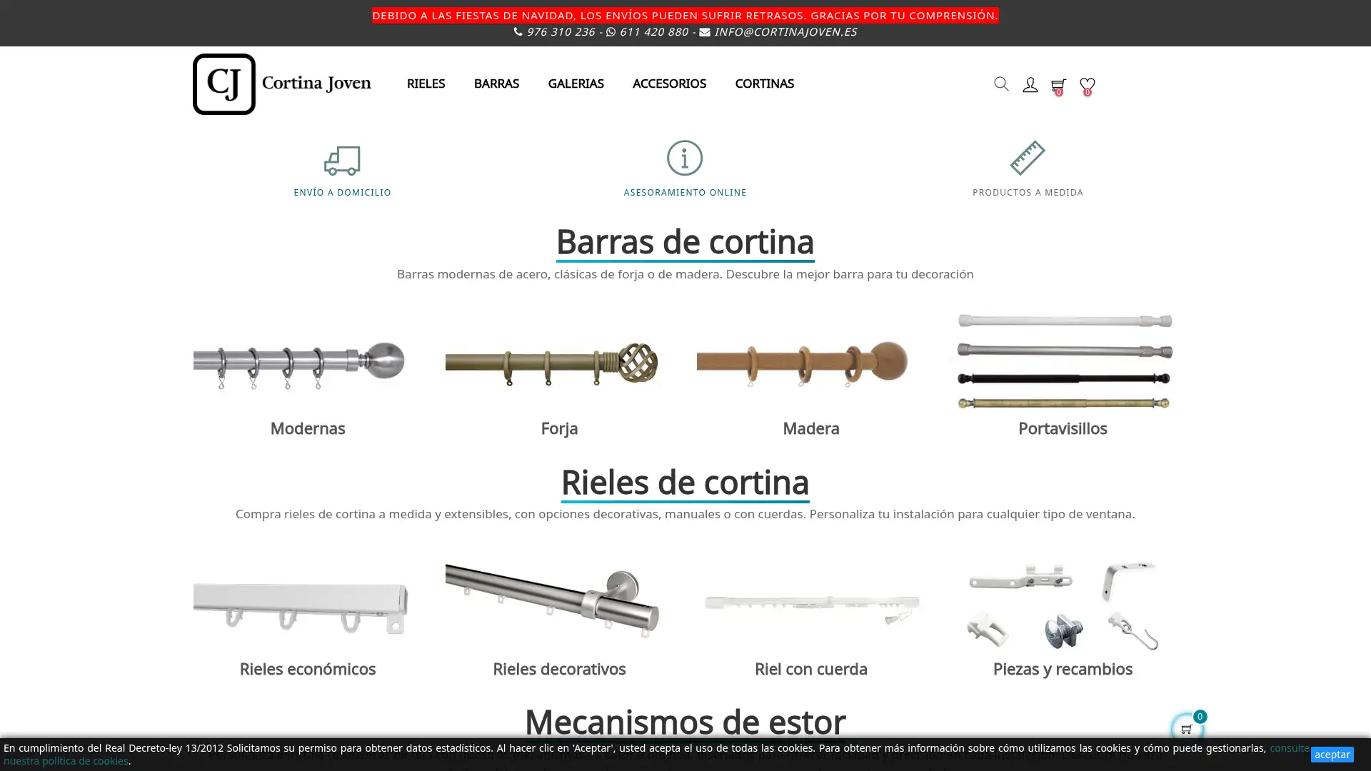 cortinajoven.es screenshot