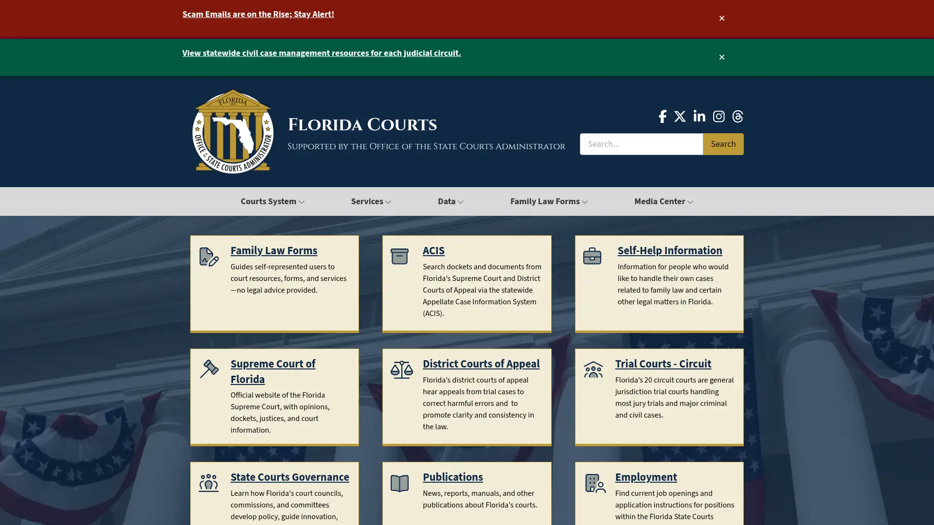 flcourts.org screenshot