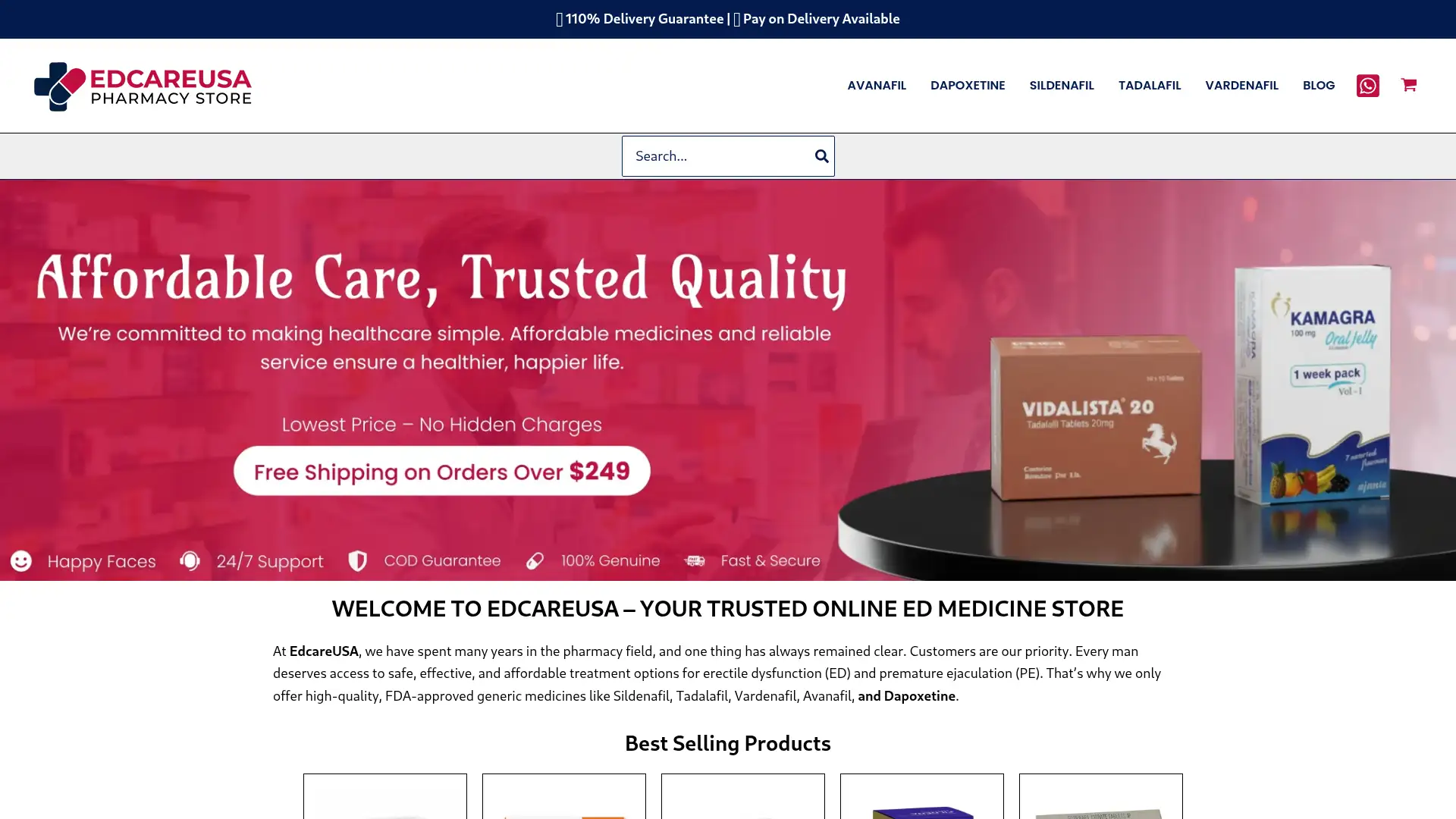 edcareusa.com screenshot